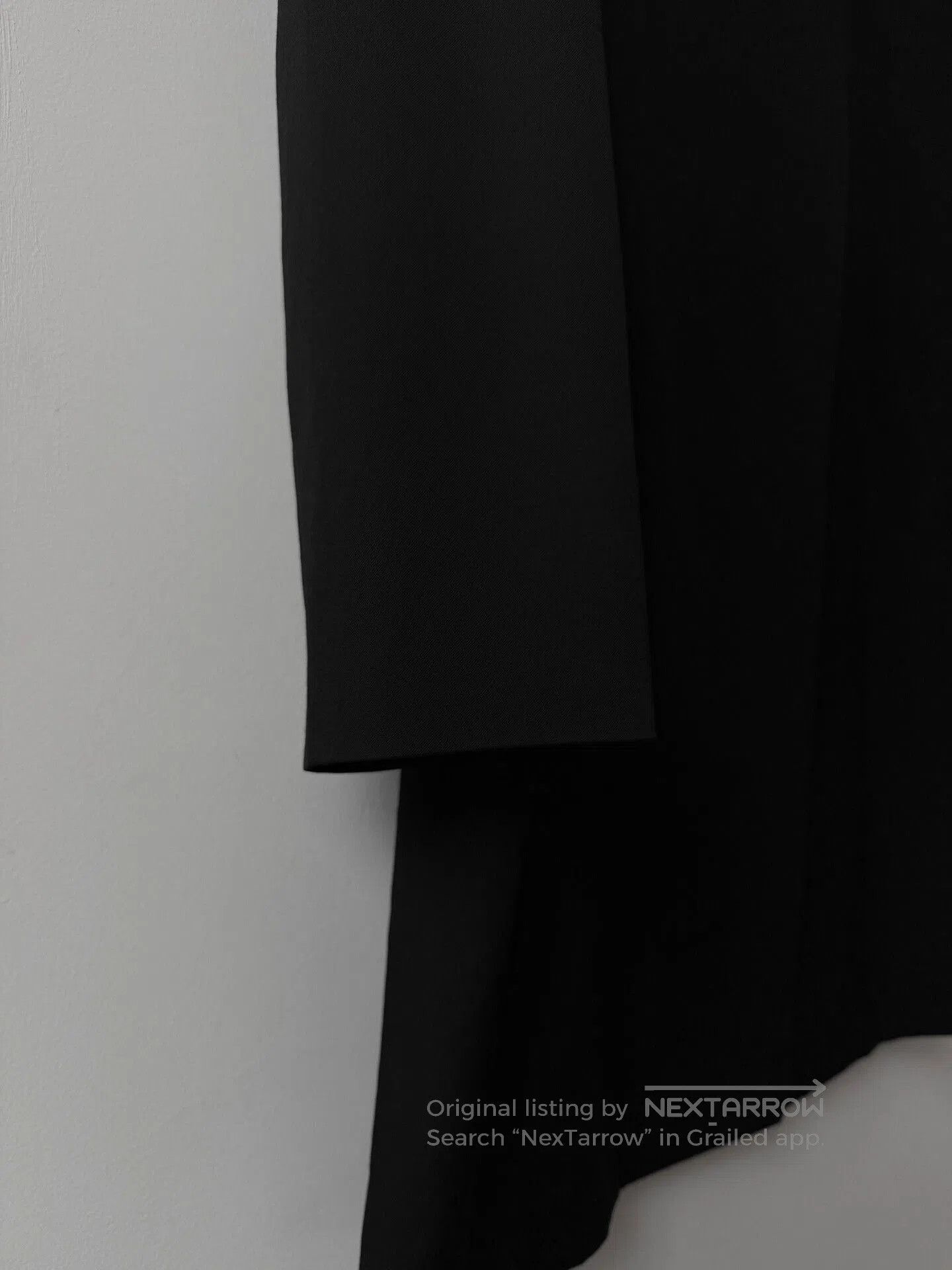 Yohji Yamamoto minimalist black wool coat by yohji yamamoto. Size US M / EU 48-50 / 2 - 4 Thumbnail