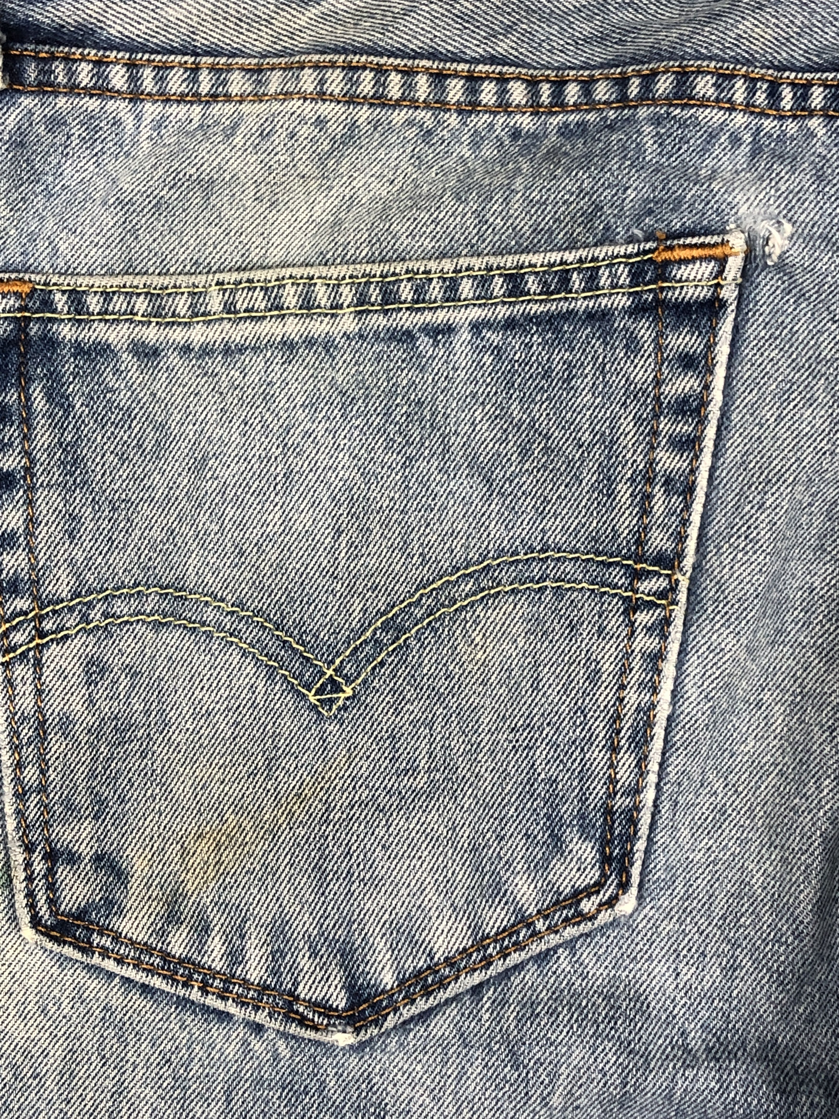 Levi's × Vintage Vintage Levis 505 Faded Blue Jeans DP2355 Size US 34 / EU 50 - 17 Thumbnail