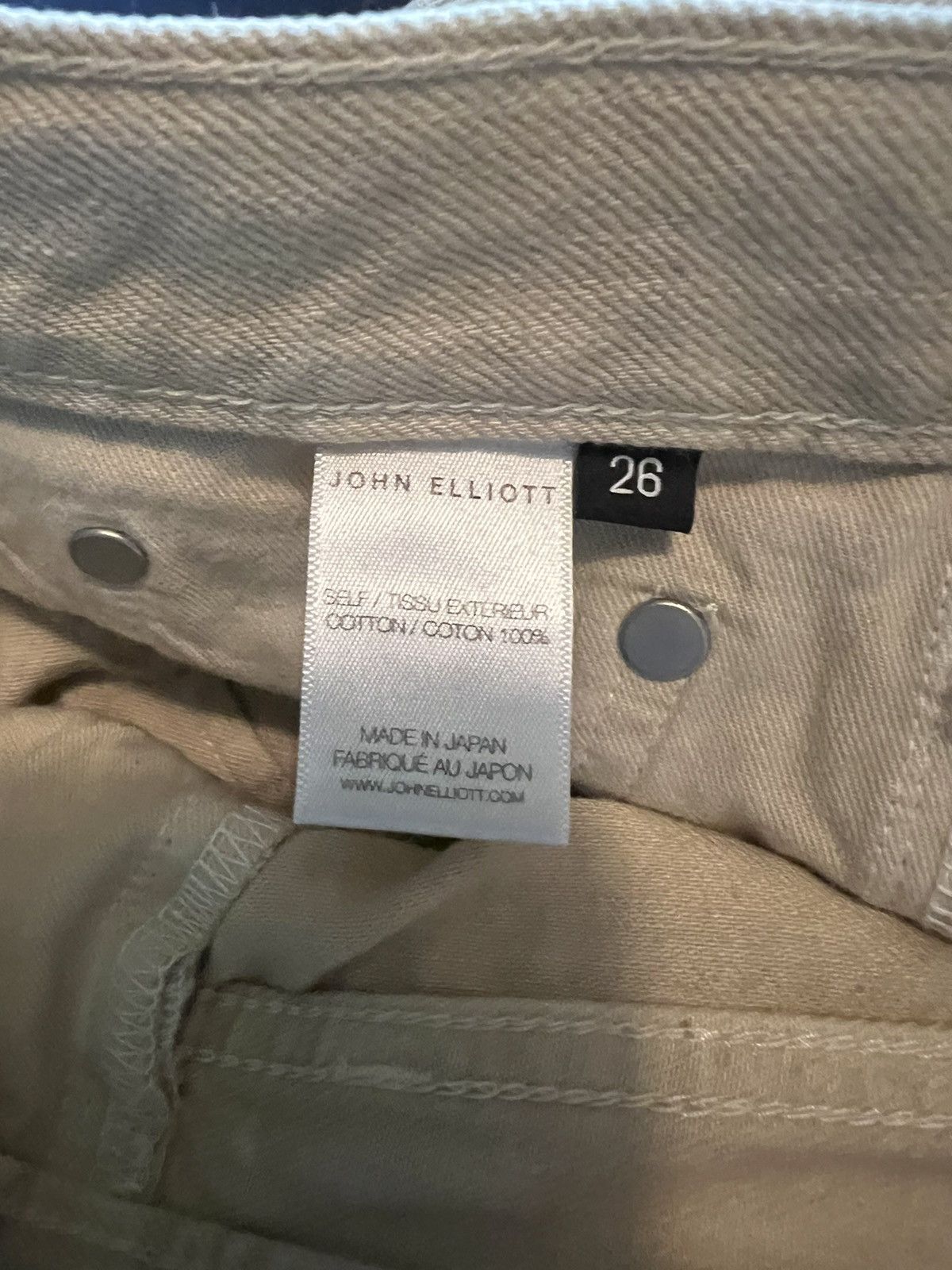 John Elliott John Elliott Straight Leg Crop Jeans Size 26" / US 2 / IT 38 - 6 Thumbnail