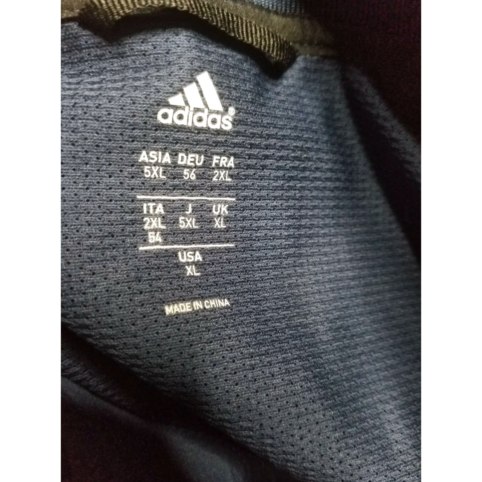 Adidas Mens XL Adidas Shirt Blue Outdoor Athletic Gym Workout Activewear Distressed Size US XL / EU 56 / 4 - 3 Thumbnail