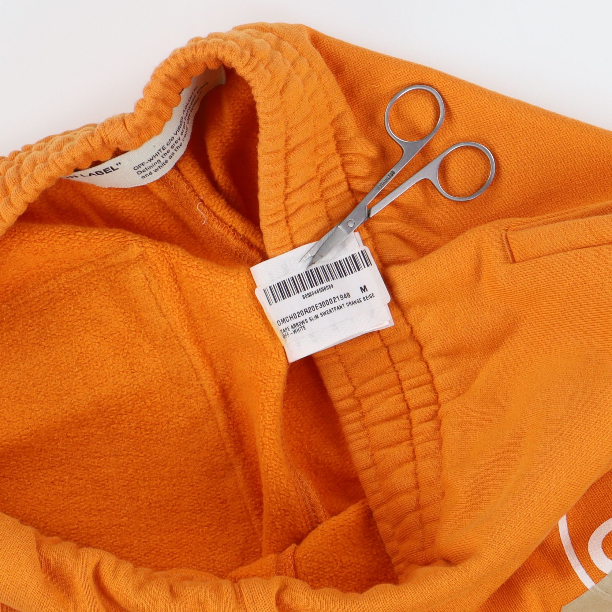 Off-White Orange Tape Diagonals Logo Sweatpants Size US 32 / EU 48 - 7 Thumbnail