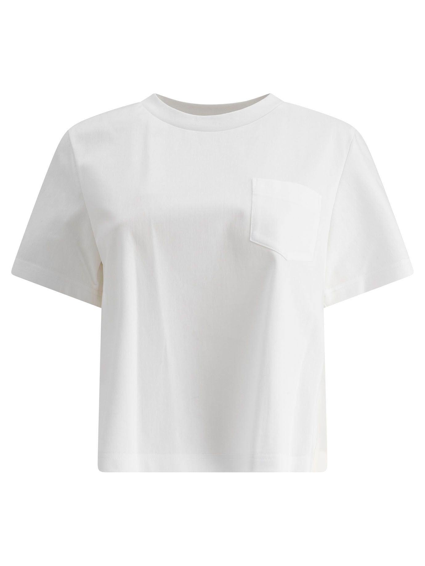 Sacai Cotton Jersey And Nylon Twill T-Shirt Size L / US 10 / IT 46 - 1 Thumbnail