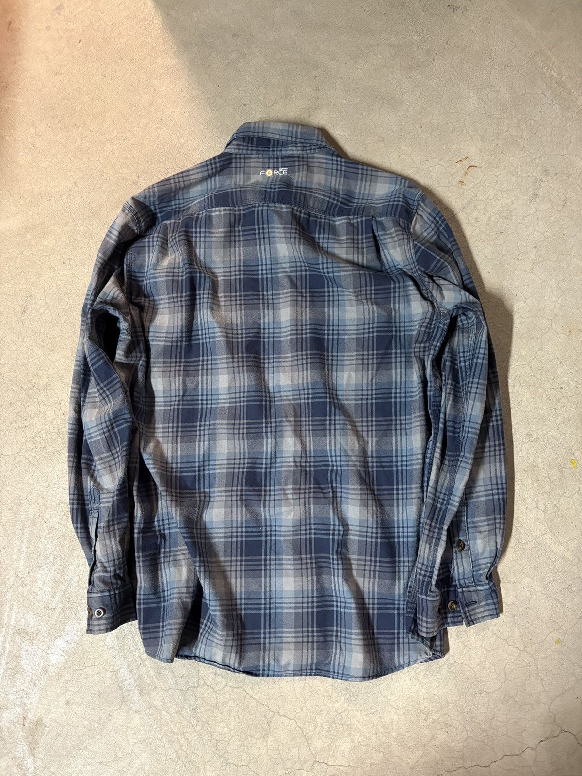 Carhartt Carhartt Plaid Flannel Long Sleeve Shirt Blue Size Large Size US L / EU 52-54 / 3 - 3 Thumbnail