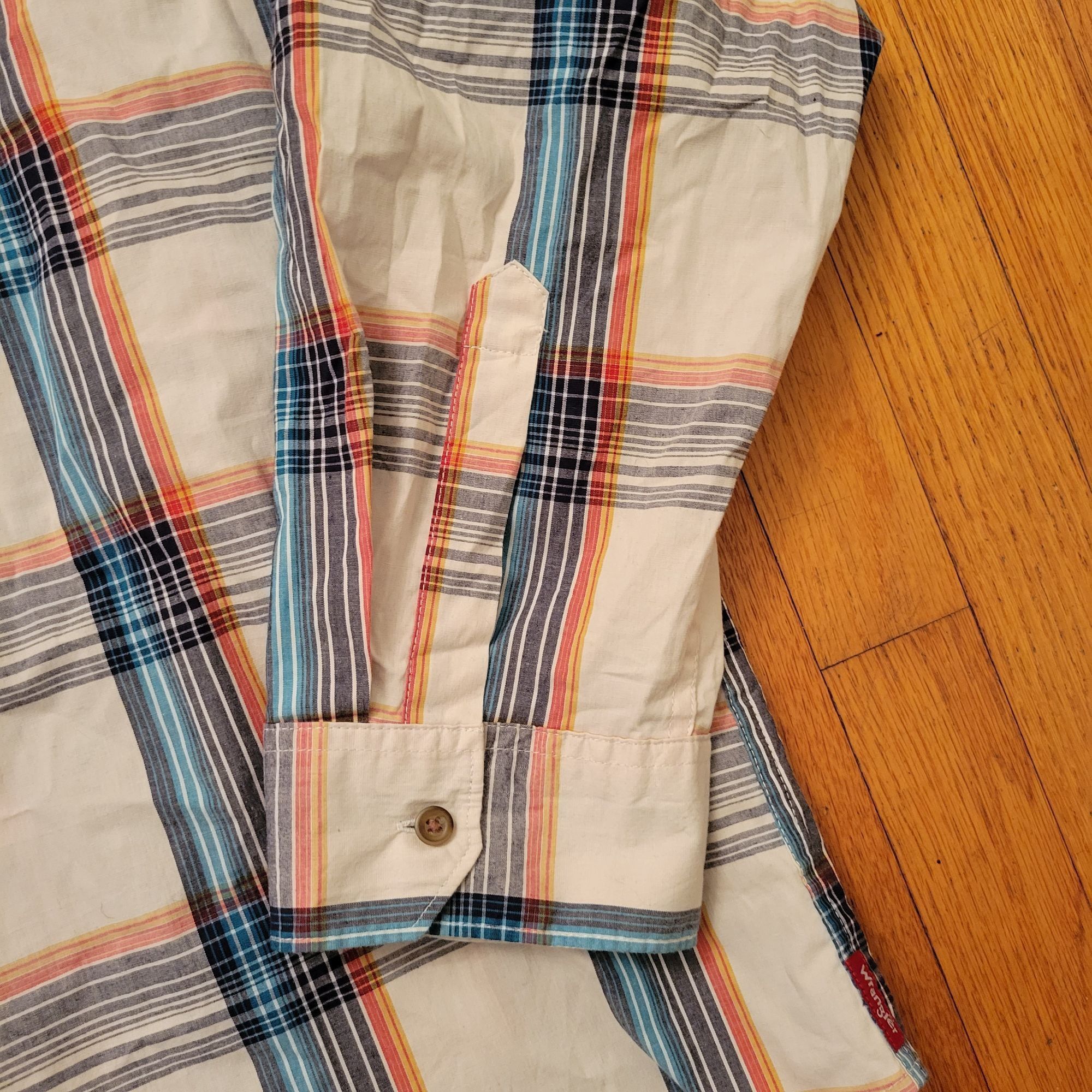 Wrangler Wrangler Long Sleeve Plaid Blue Red Shirt 3XL Cotton Button Size US XXL / EU 58 / 5 - 3 Thumbnail