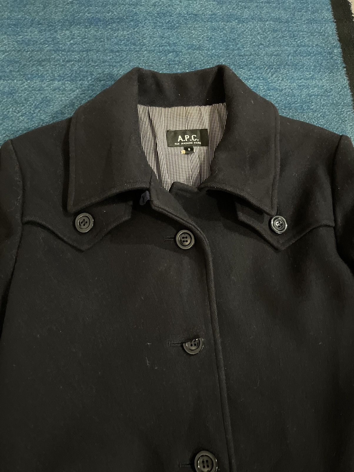 A.P.C. Vintage A.P.C Wool Long Jacket Size US S / EU 44-46 / 1 - 7 Thumbnail