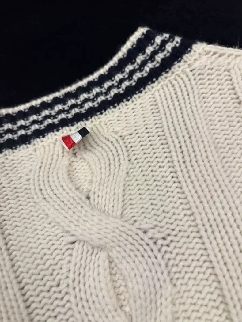 Other Thom Browne Black and white academic sweater Size US L / EU 52-54 / 3 - 9 Thumbnail