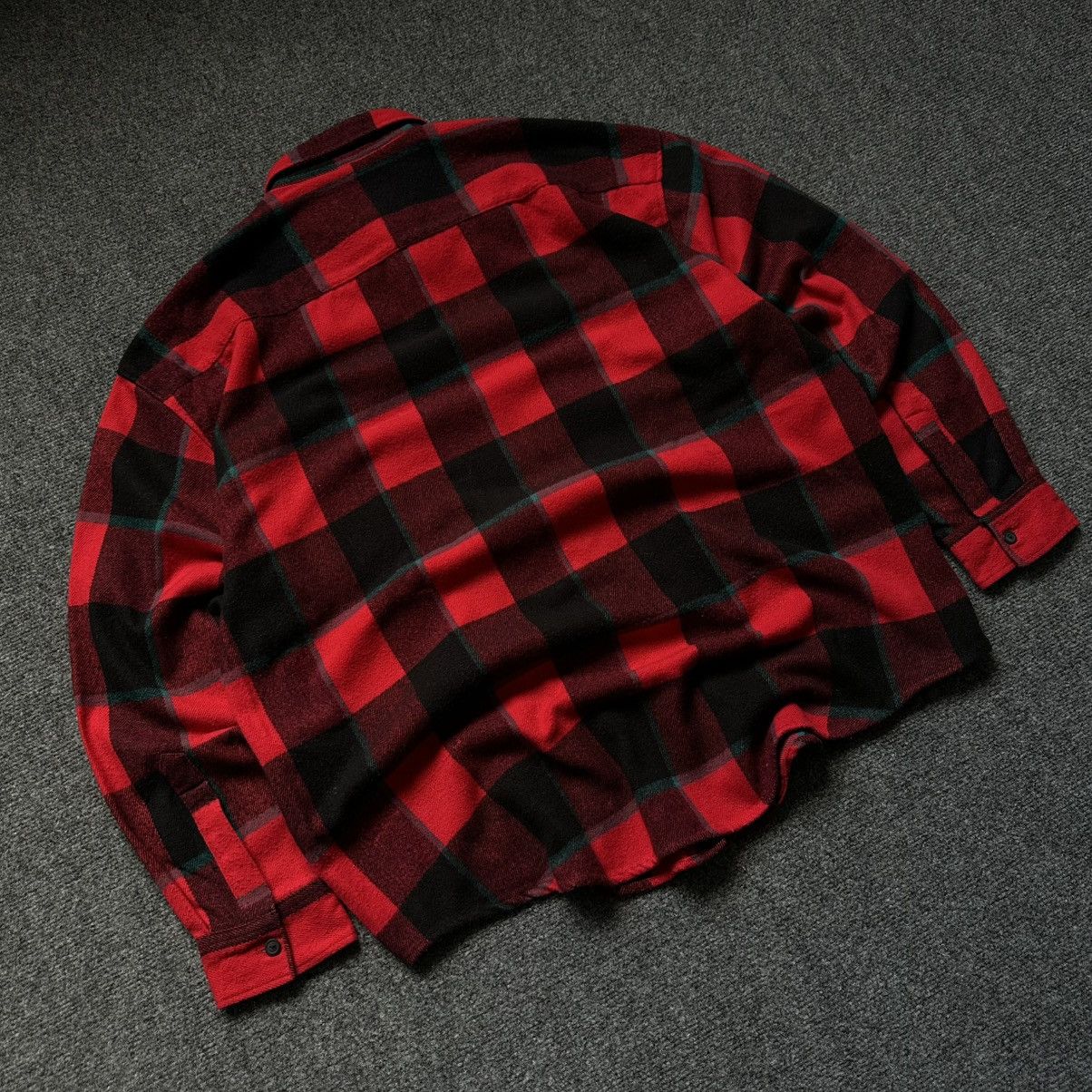 Grailed VTG Flannel Plaid Shirt Button Up Fashion Report Size L Y2K Size US L / EU 52-54 / 3 - 5 Thumbnail