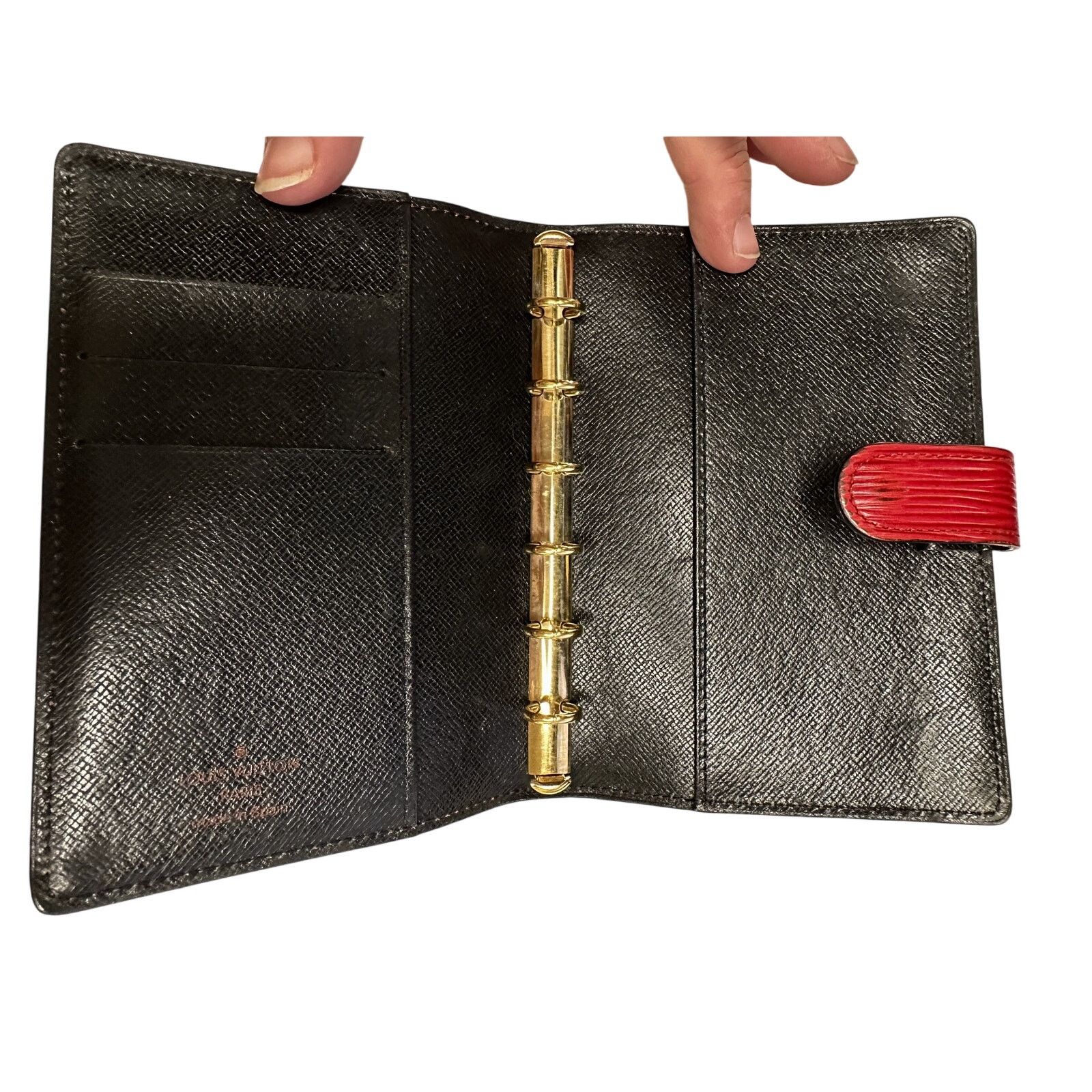 Louis Vuitton Louis Vuitton Red Epi Agenda Size ONE SIZE - 3 Thumbnail