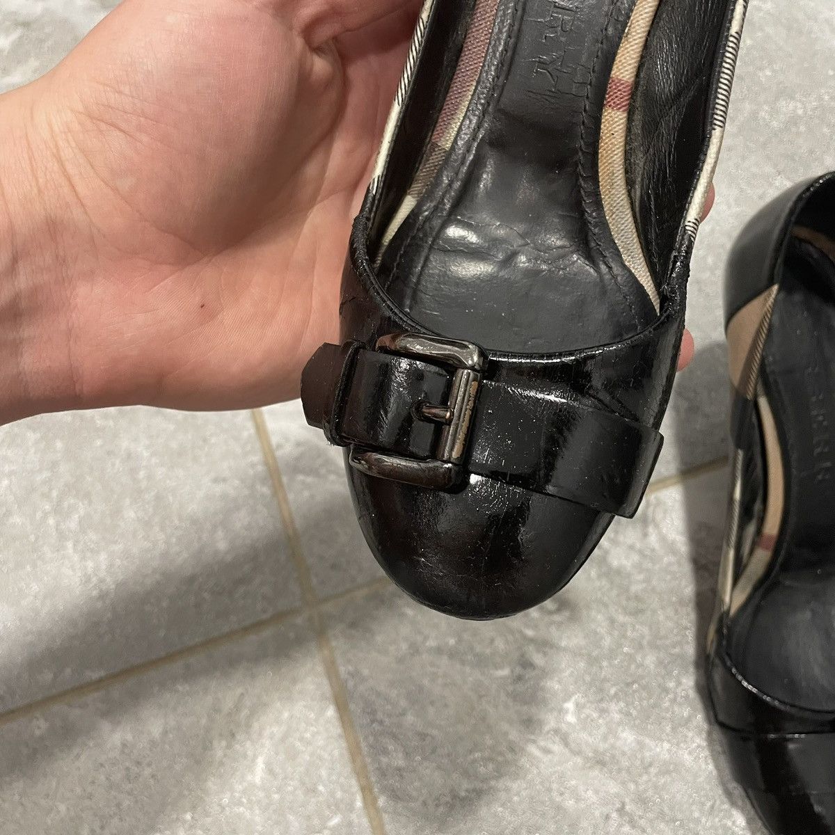 Burberry 37.5 Burberry heels shoes boots Size US 7.5 / IT 37.5 - 3 Thumbnail