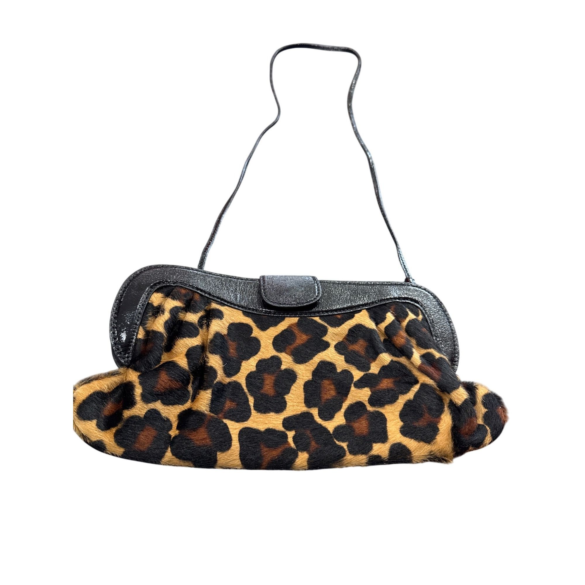 Designer Franchi Collection Leopard Print Faux fur Shoulder bag SKU 7 Size ONE SIZE - 1 Thumbnail