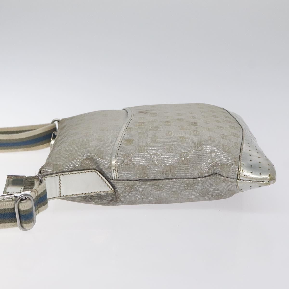 Gucci GUCCI GG Canvas Shoulder Bag Silver Size ONE SIZE - 5 Thumbnail
