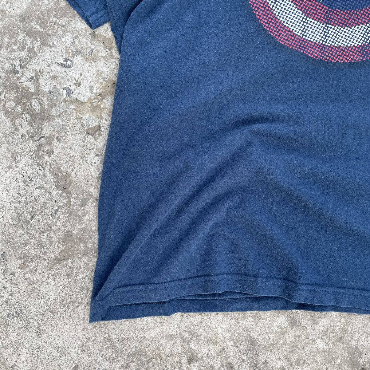 Marvel Comics × Vintage Vintage Marvel Comics Capitan America Big Logo Distressed Size US XL / EU 56 / 4 - 4 Thumbnail