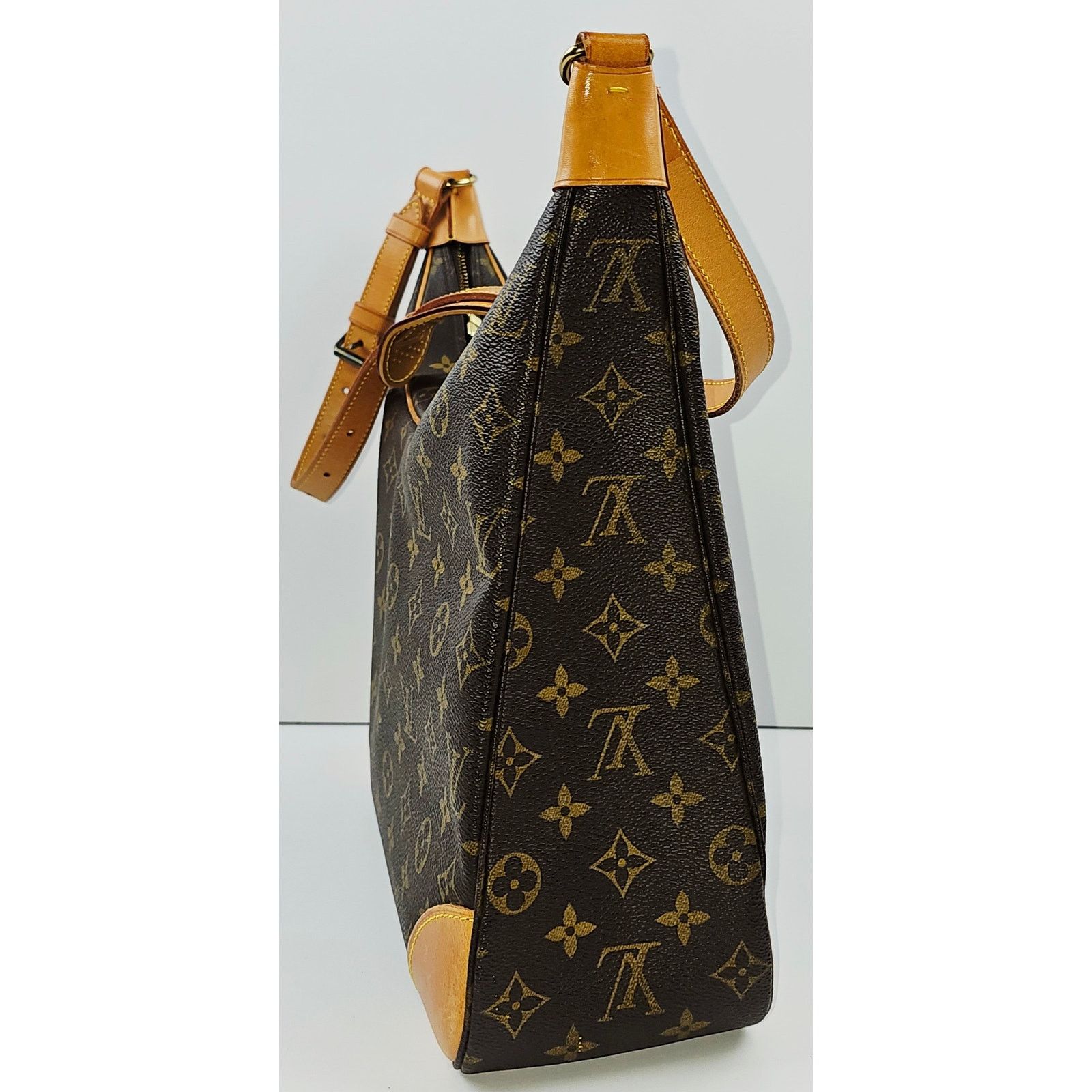 Louis Vuitton Louis Vuitton Monogram Boulogne 35 Shoulder Bag Brown Size ONE SIZE - 4 Thumbnail