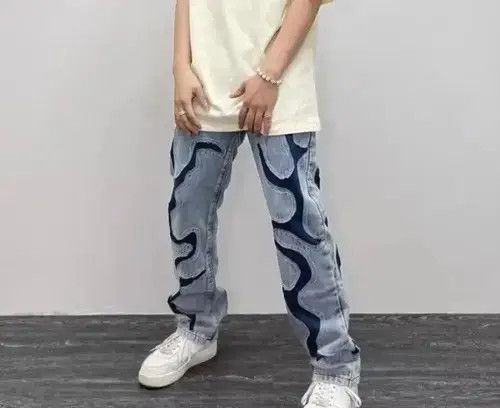 Jean Vintage High Street Denim Jeans Size US 31 - 6 Thumbnail