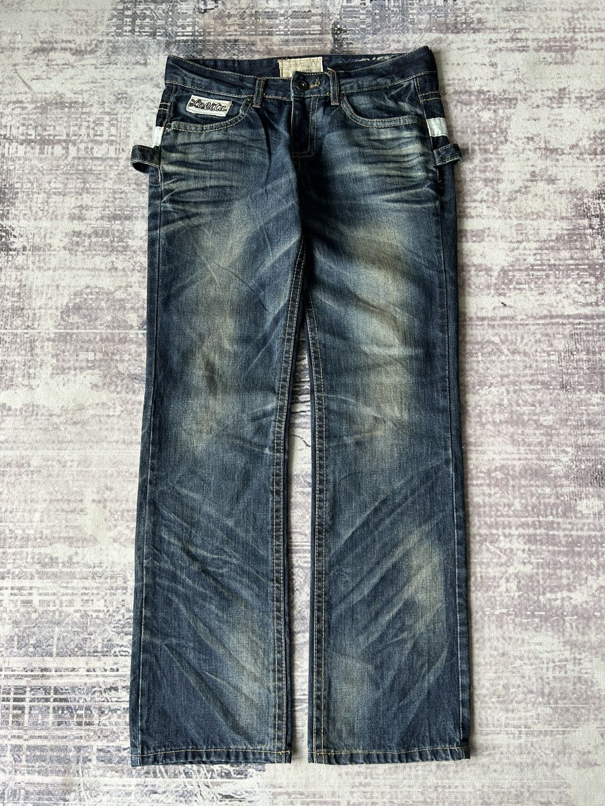 Le Grande Bleu (L.G.B.) Lolita Bondage Washed Jeans Size US 32 / EU 48 - 2 Thumbnail