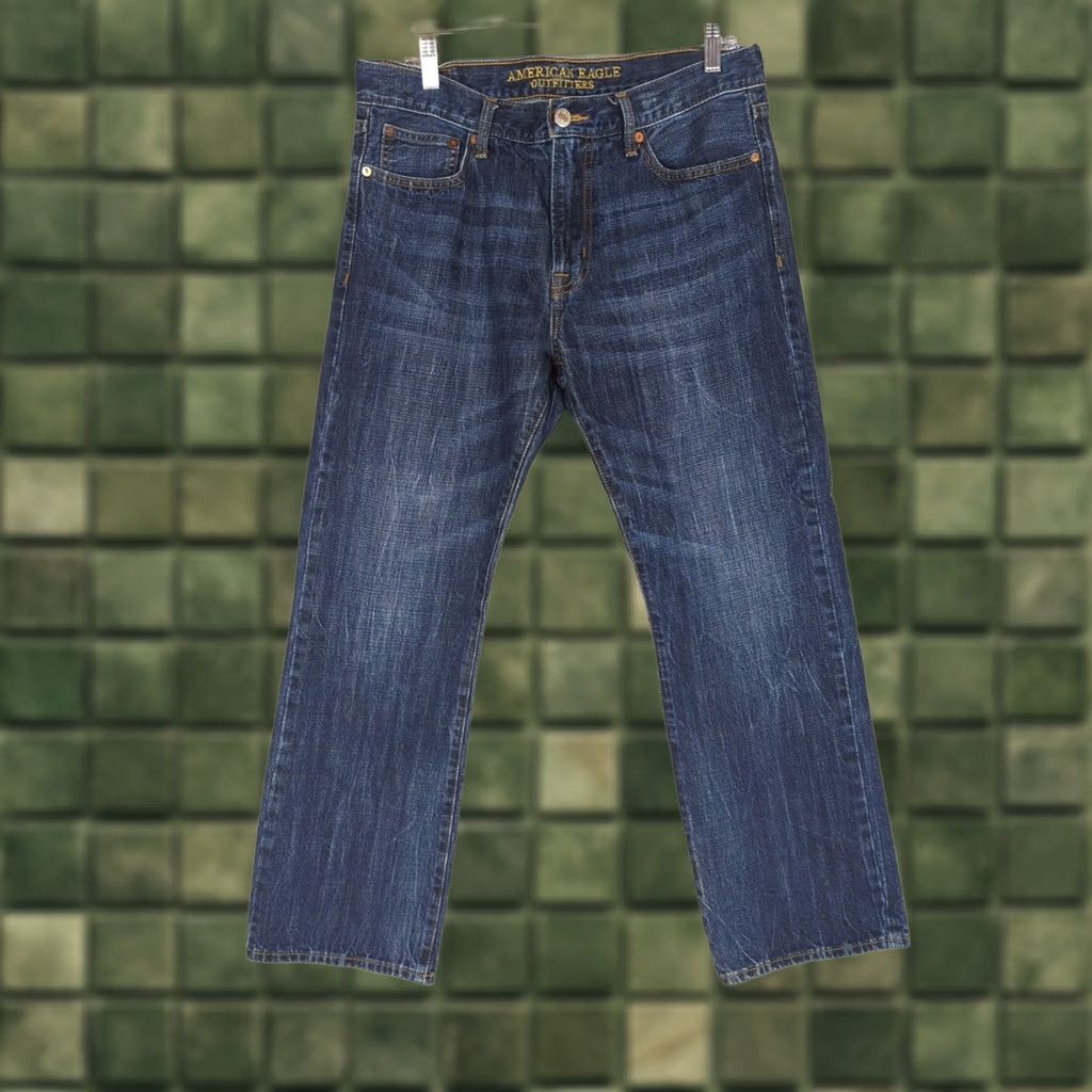 American Eagle Outfitters American Eagle Outfitters Jeans Mens 32x28.5 Blue Original Boot Denim Baggy? - Size US 32 / EU 48 - 1 Thumbnail