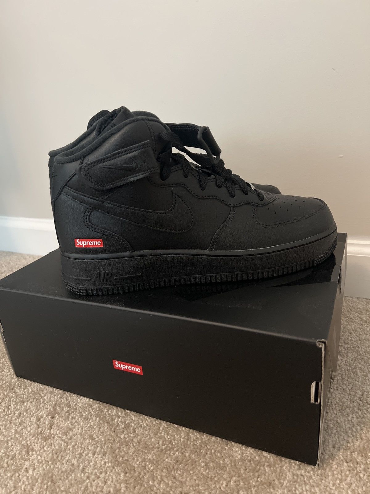 Nike × Supreme Air force 1 mid Supreme Size US 9 / EU 42 - 1 Thumbnail