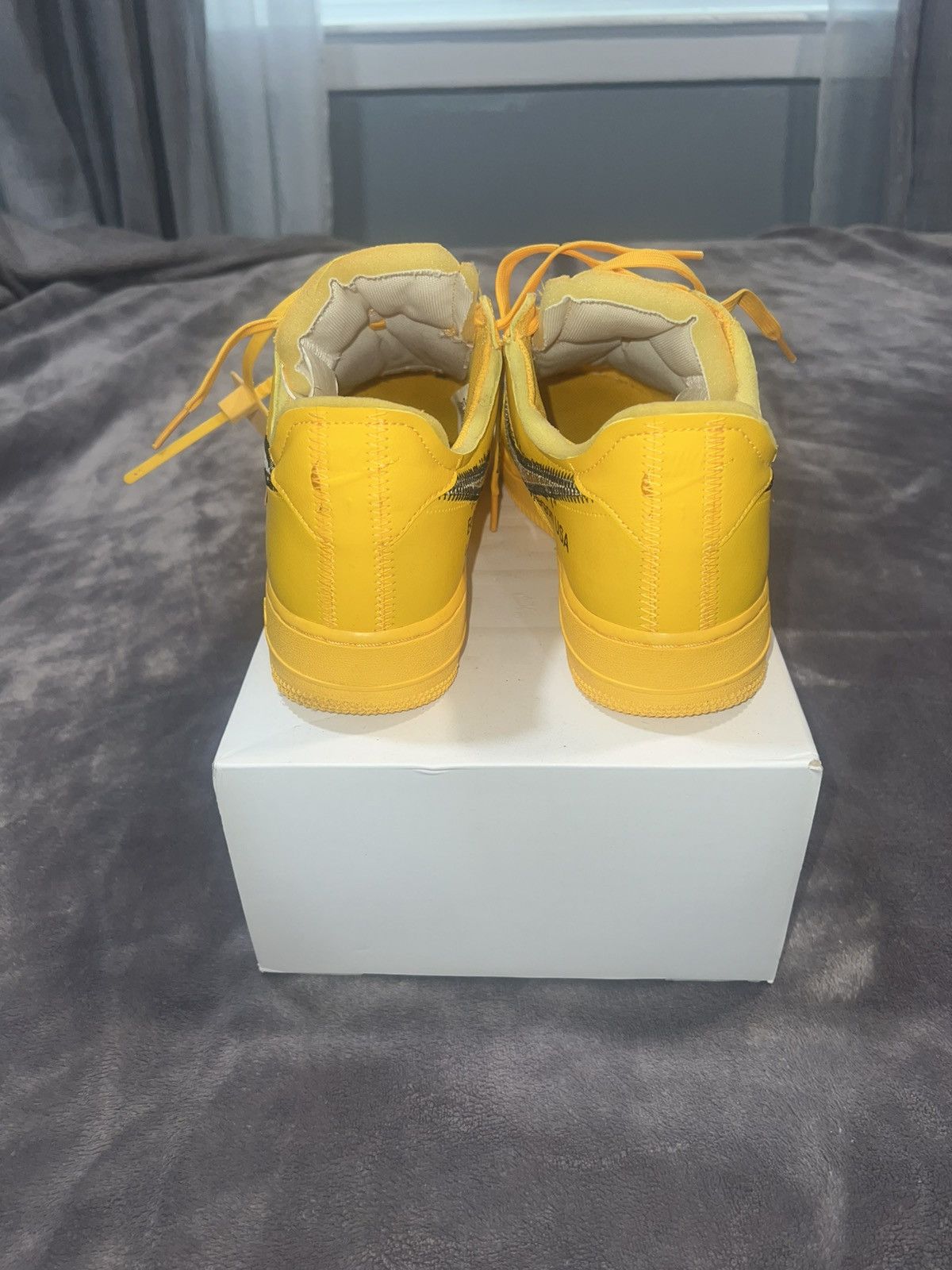 Nike × Off-White Nike Air Force 1 Low x Off-White “Lemonade” Size US 8.5 / EU 41-42 - 5 Thumbnail