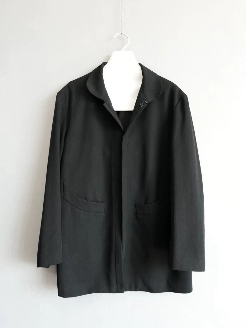 Yohji Yamamoto Yohji Yamamoto Yohji Yamamoto Wool Jacket with Fastening Size US S / EU 44-46 / 1 - 2 Thumbnail