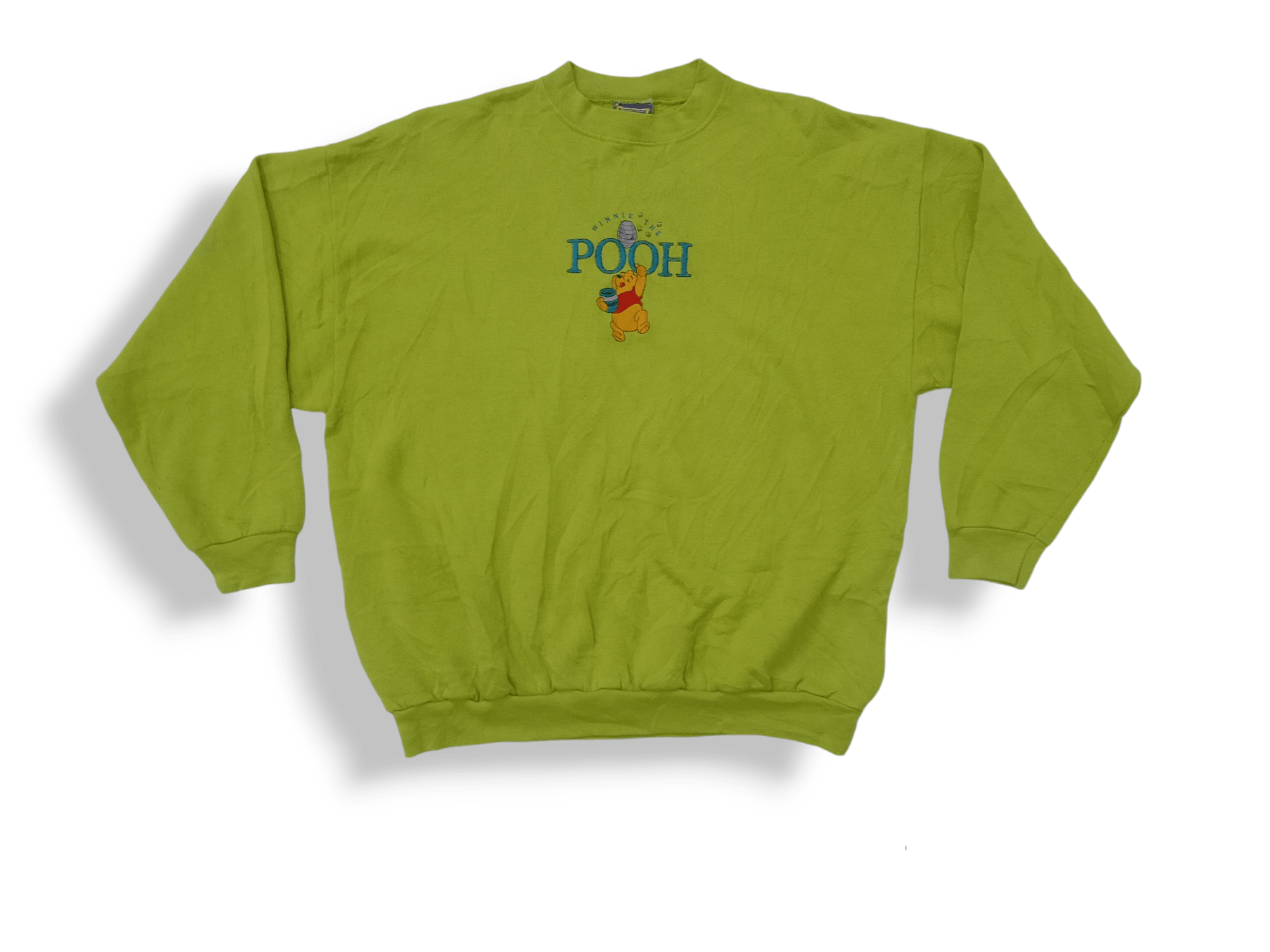 Vintage Disney Winnie The Pooh Biglogo Print Sweatshirt Crewneck Pullover hotsell Jumper Streetwear Green Baggy Sweatshirt Disney Size XLarge