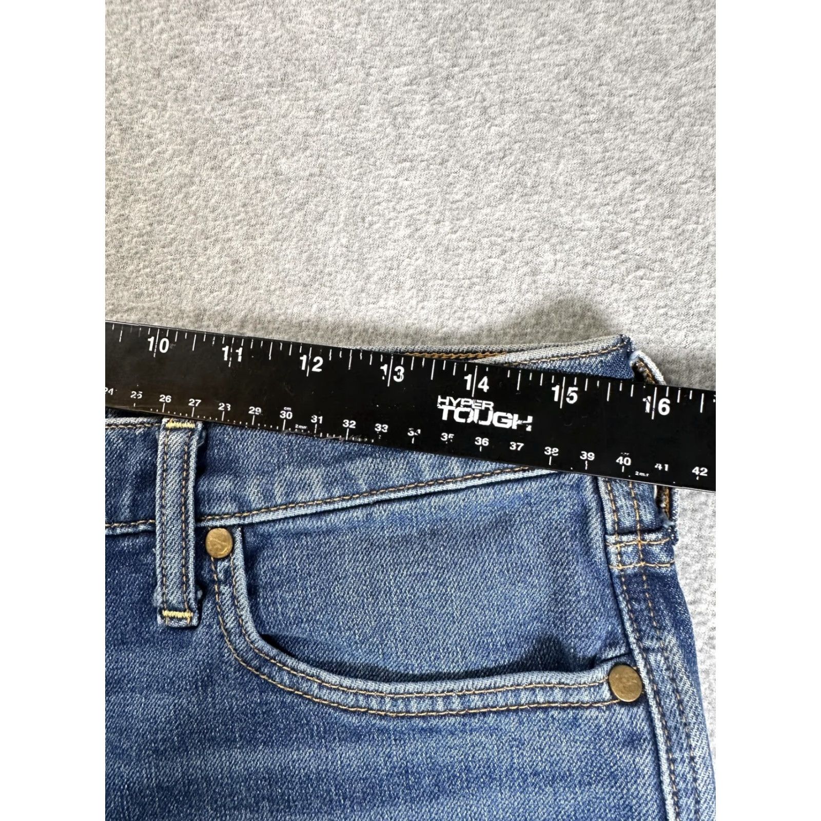 Flint And Tinder Flint & Tinder Jeans Mens 32x30 Blue Denim Tapered Medium Wash Mid Rise Sample Size US 32 / EU 48 - 6 Thumbnail