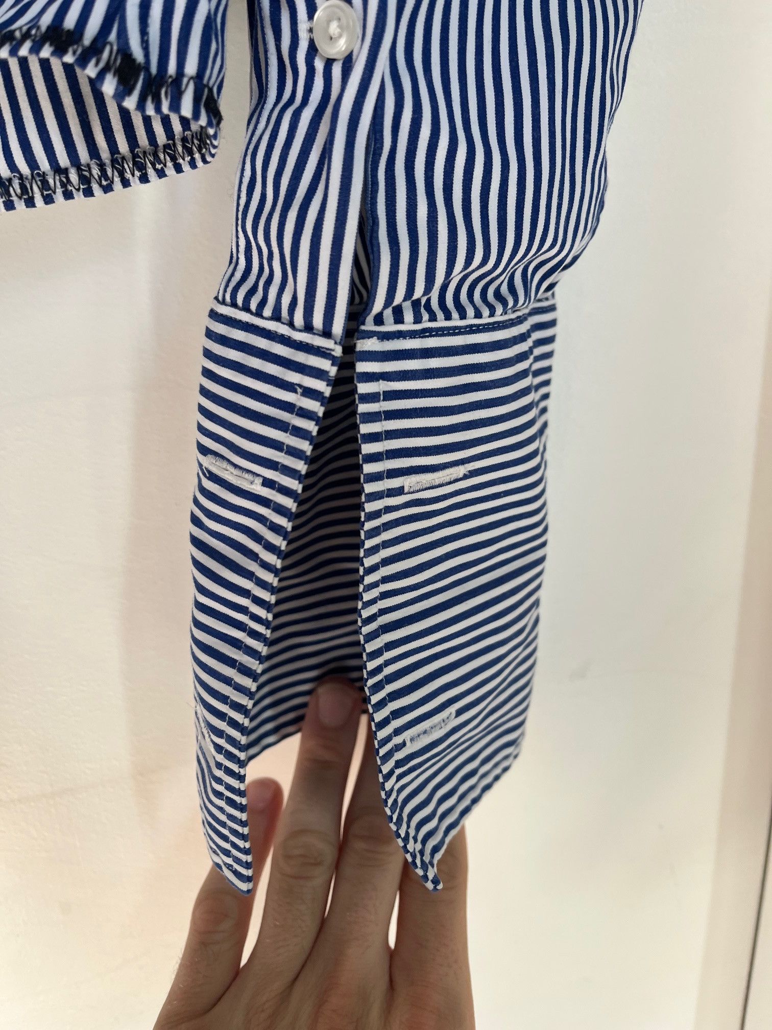 Other Made by Atelier Striped Screenprint Patched Shirt XL Size US XL / EU 56 / 4 - 5 Thumbnail