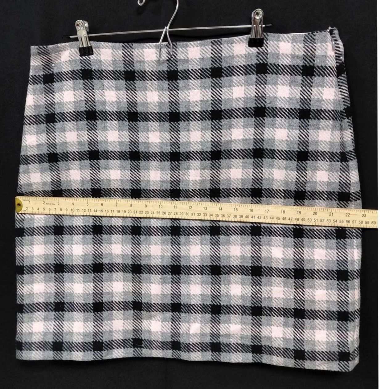 Talbots Talbots Plaid Wool Blend Skirt Lined Women Size 16 Black Size 38" / US 16 / IT 52 - 8 Thumbnail