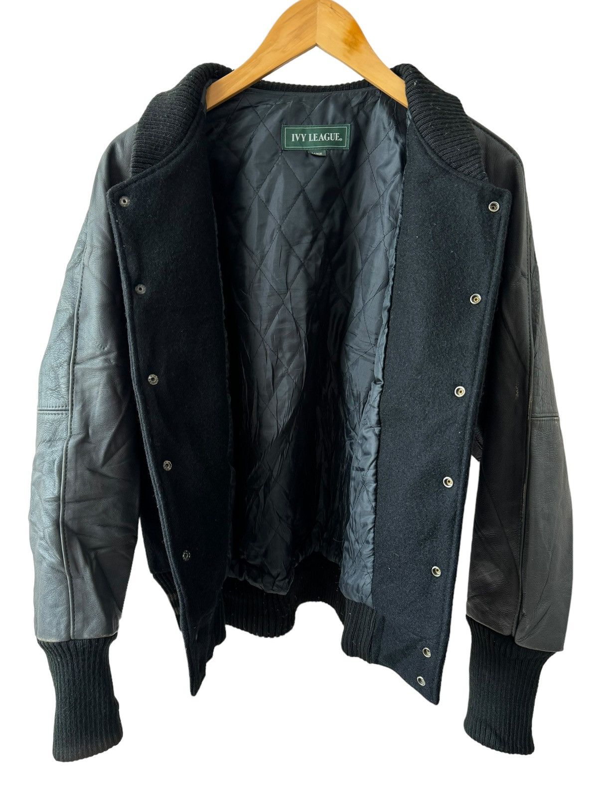 Other Vintage Ivy League Stadium Wool Leather Varsity Jacket Size US L / EU 52-54 / 3 - 15 Thumbnail
