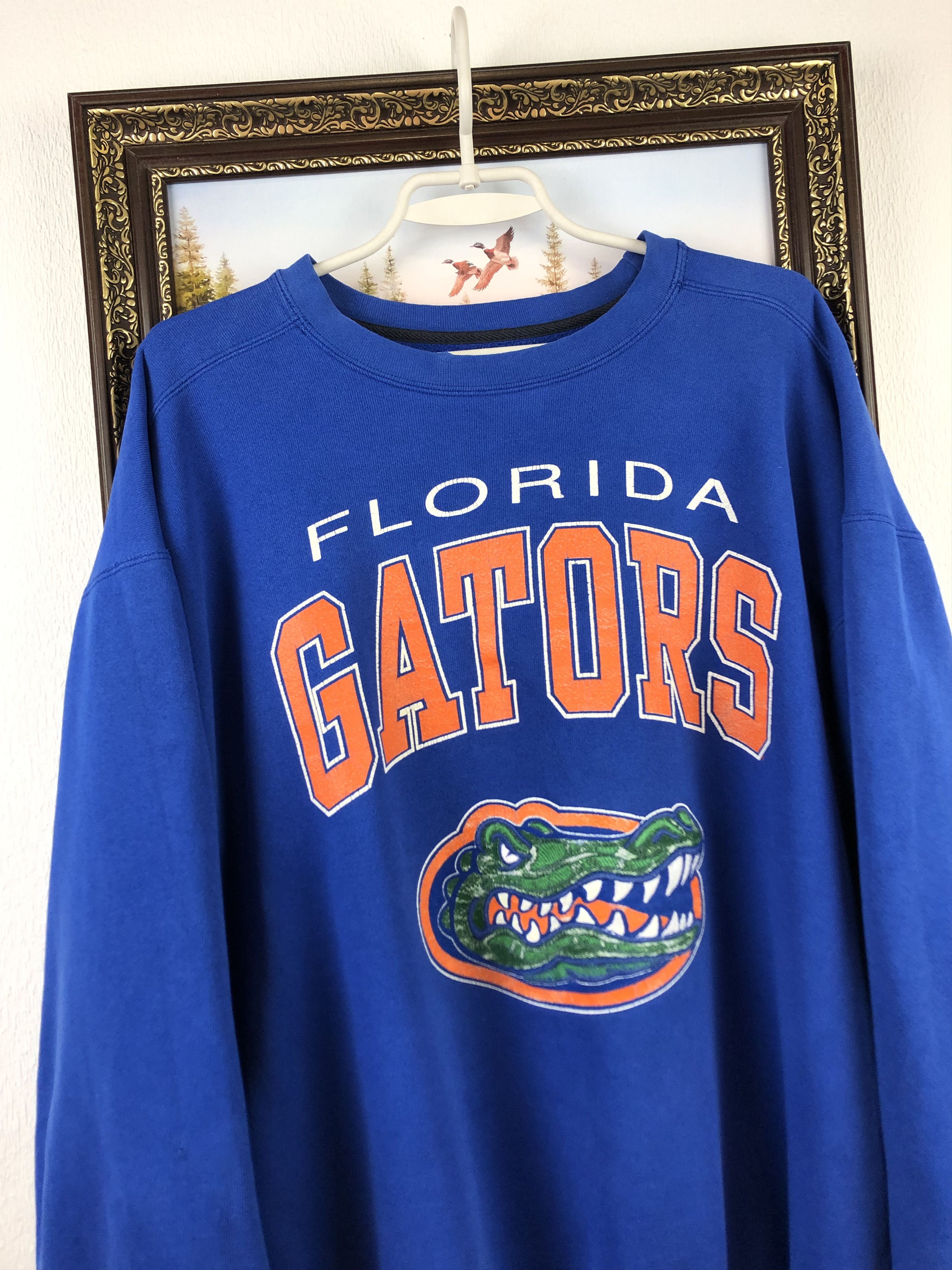 Vintage Vintage 90's Florida Gators Sweatshirt Blue Rare Crewneck Size US L / EU 52-54 / 3 - 3 Thumbnail