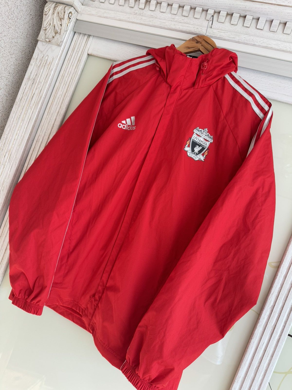 Adidas × Vintage Vintage Liverpool 2011-2012 Soccer Track Jacket Football Kit Size US M / EU 48-50 / 2 - 3 Thumbnail