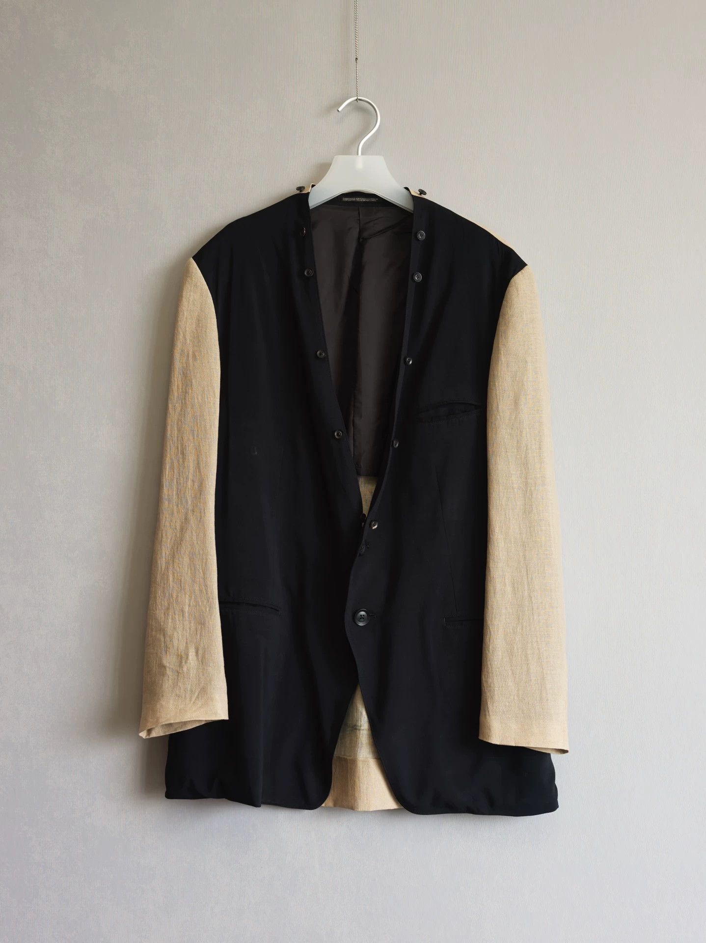 Yohji Yamamoto Yohji Yamamoto 19SS Hand-Painted Jacket Det Collar Size US M / EU 48-50 / 2 - 5 Thumbnail