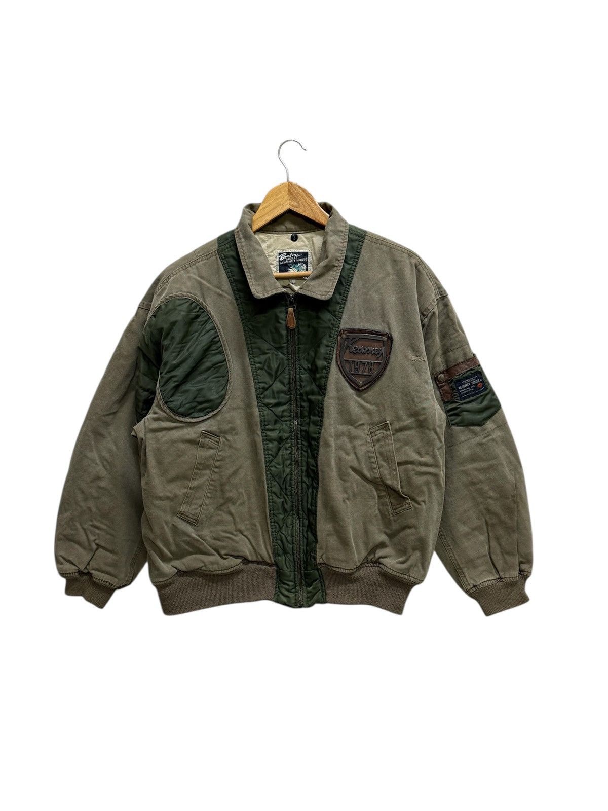Vintage Kearny House Real old Flight Jacket Replica inspired U.Sarmy Size US L / EU 52-54 / 3 - 1 Thumbnail
