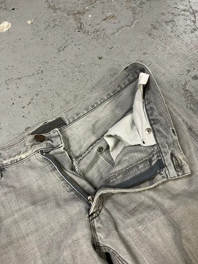 Acne Studios 2000s Acne Studios Max Clay Grey Slim Riped Denim Jeans Size US 32 / EU 48 - 9 Thumbnail