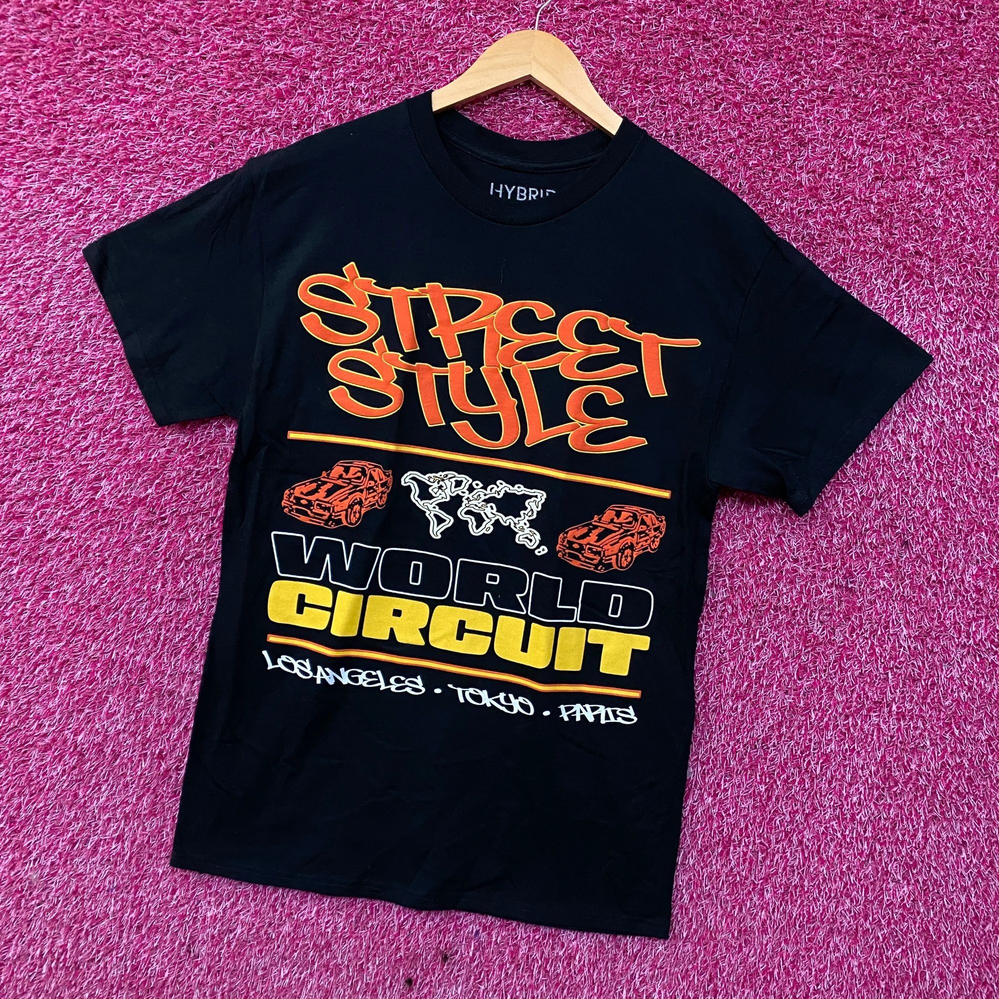 Band Tees Hybrid Street Style World Circuit Graphic T-Shirt Medium Size US M / EU 48-50 / 2 - 3 Thumbnail