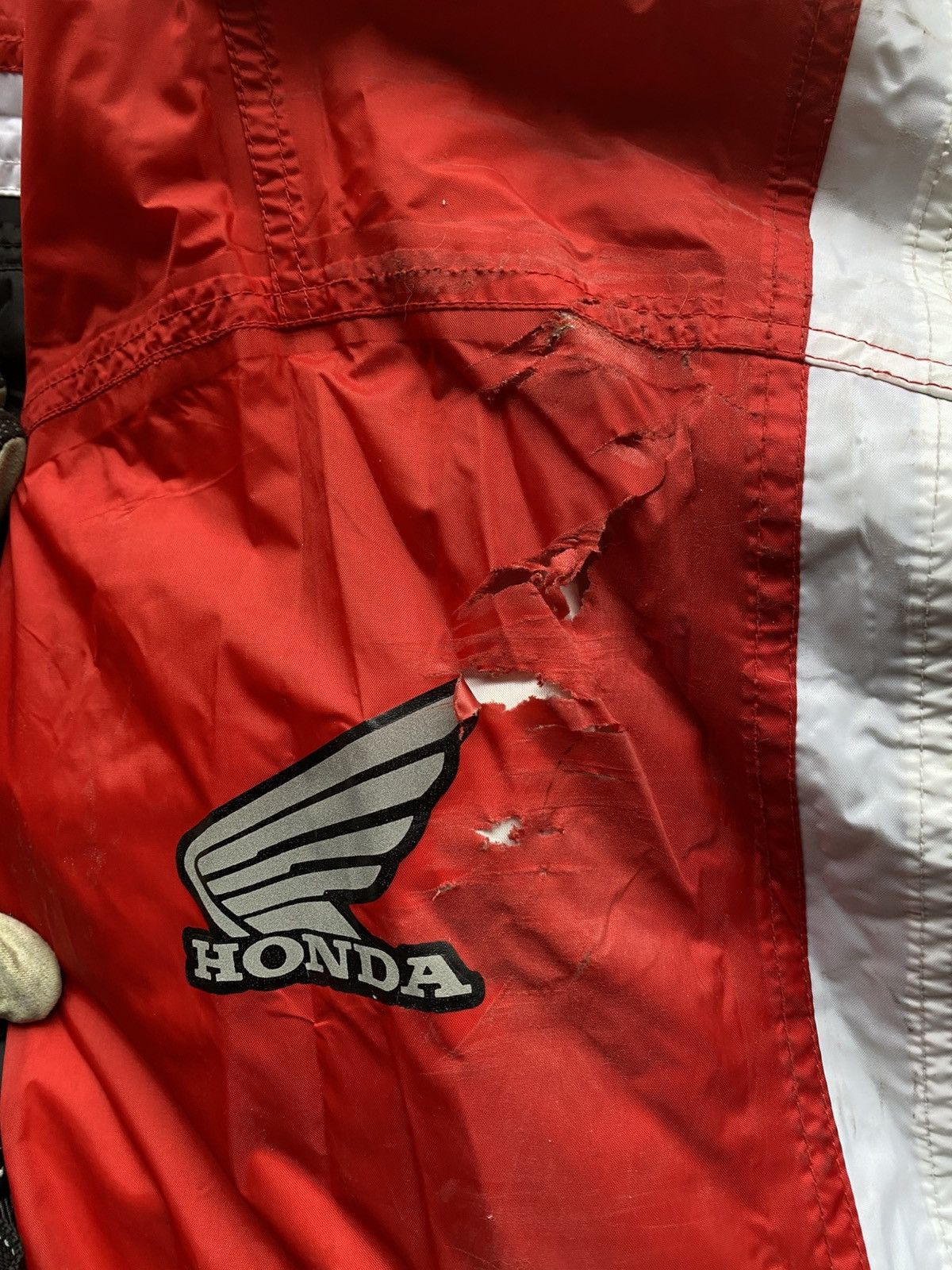 Honda Large Vintage Black, Red, and White Honda Sports Jacket Size US L / EU 52-54 / 3 - 4 Thumbnail