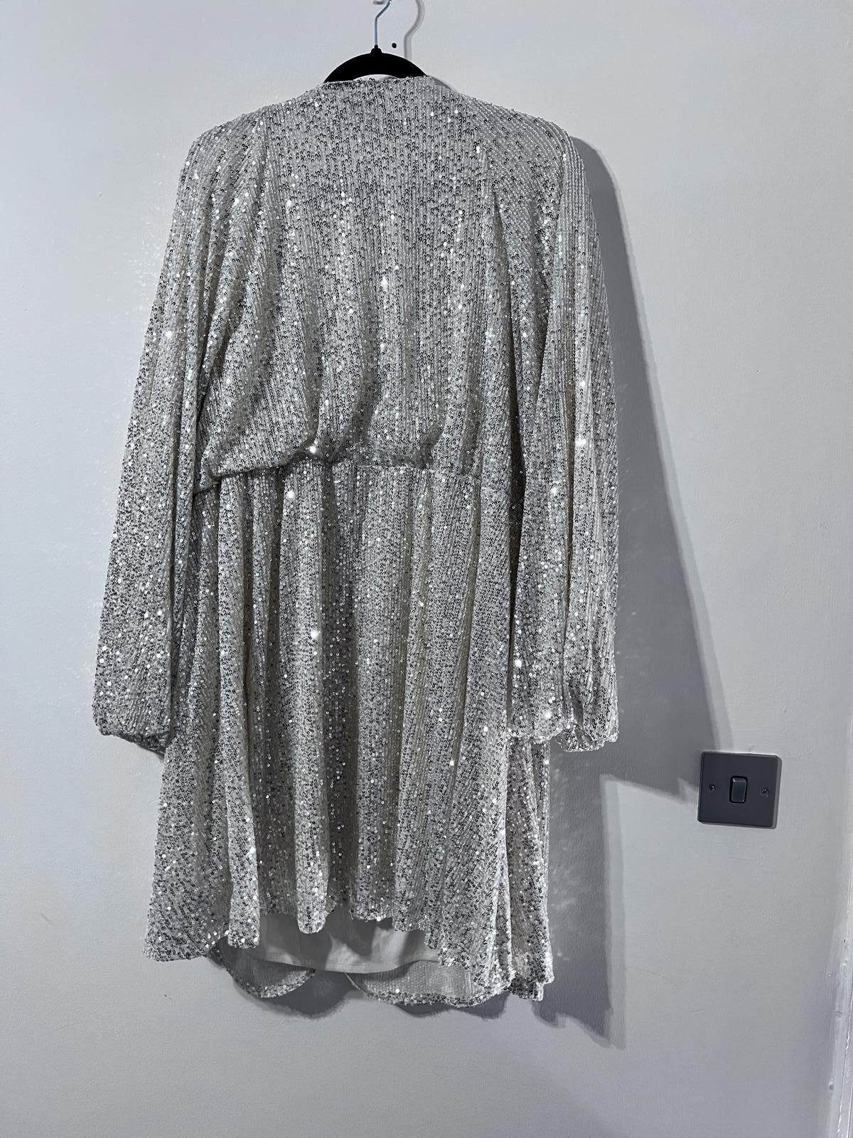 Boohoo Boohoo Glitter Sequin Mini Dress – UK 22 Size XXL / US 16-18 / IT 52-54 - 6 Thumbnail