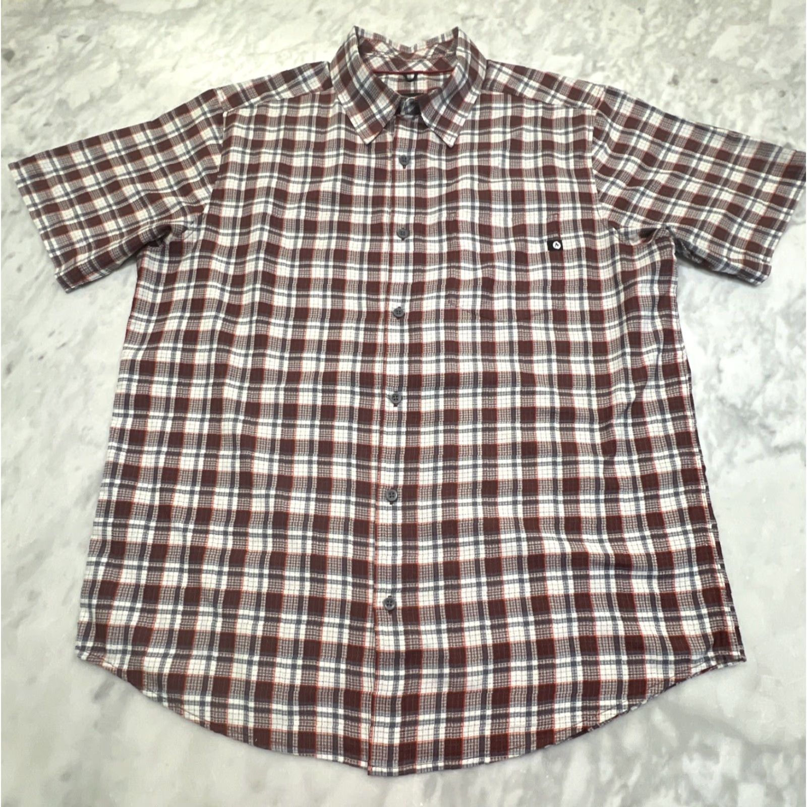 Marmot Marmot Button Up Shirt L Short Sleeve Plaid Pocket Outdoor Lightweight Hiking Men Regular Casual Travel Multicolor Size US L / EU 52-54 / 3 - 3 Thumbnail