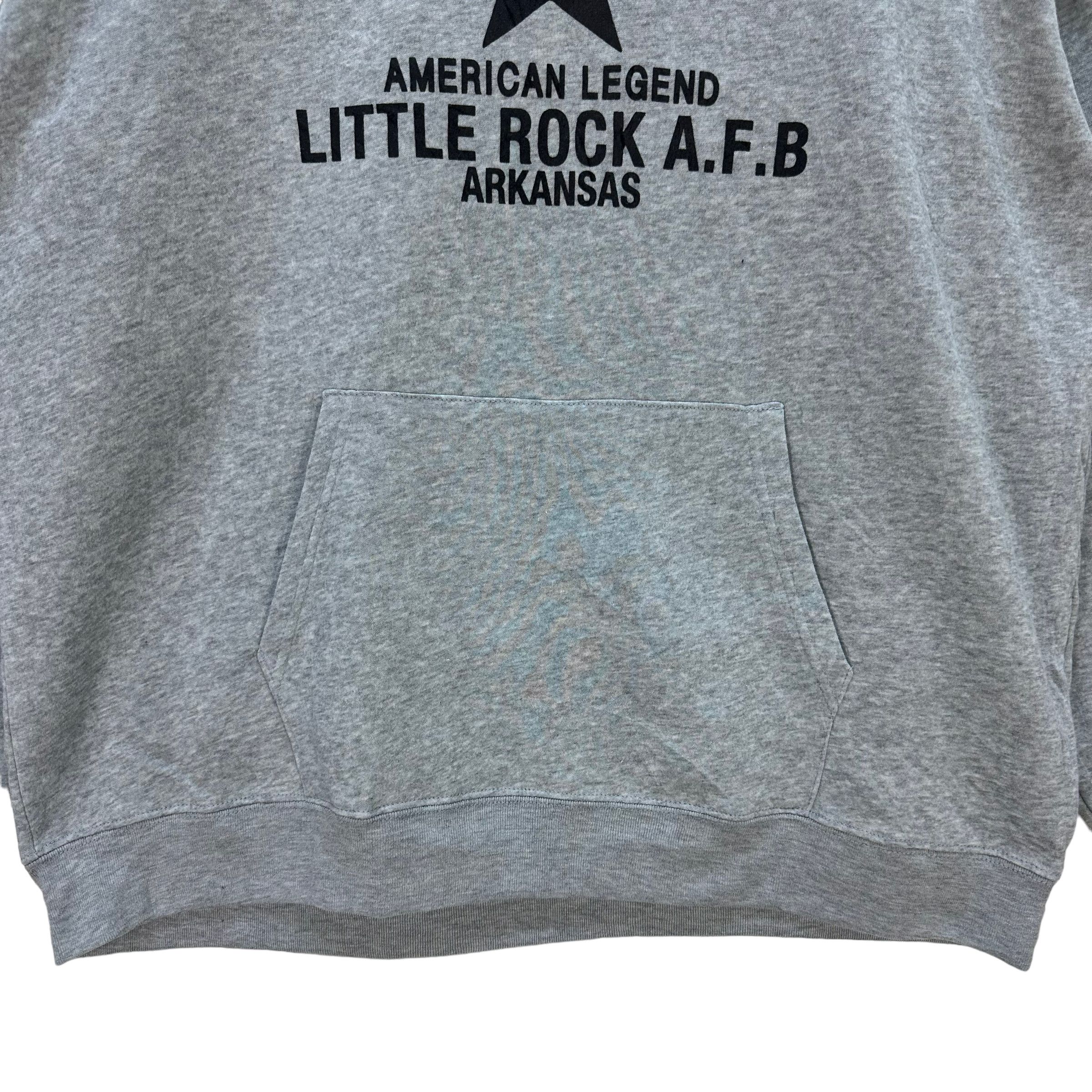 Japanese Brand US AIR FORCE BIG LOGO PULLOVER HOODIES #8634-018 Size US L / EU 52-54 / 3 - 4 Thumbnail