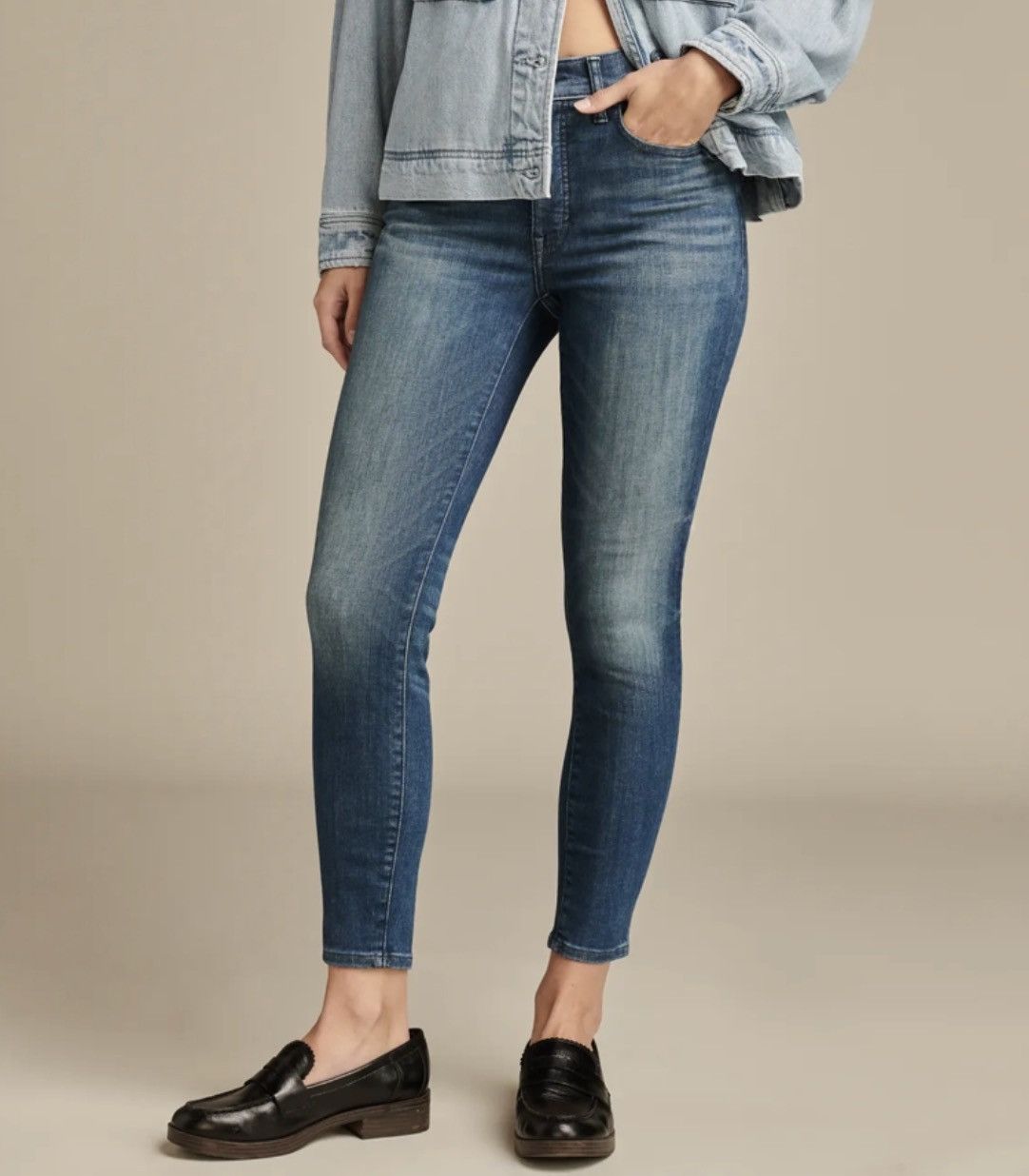 Lucky Brand Lucky Brand Brigette Skinny Jeans Size 32" / US 10 / IT 46 - 2 Thumbnail