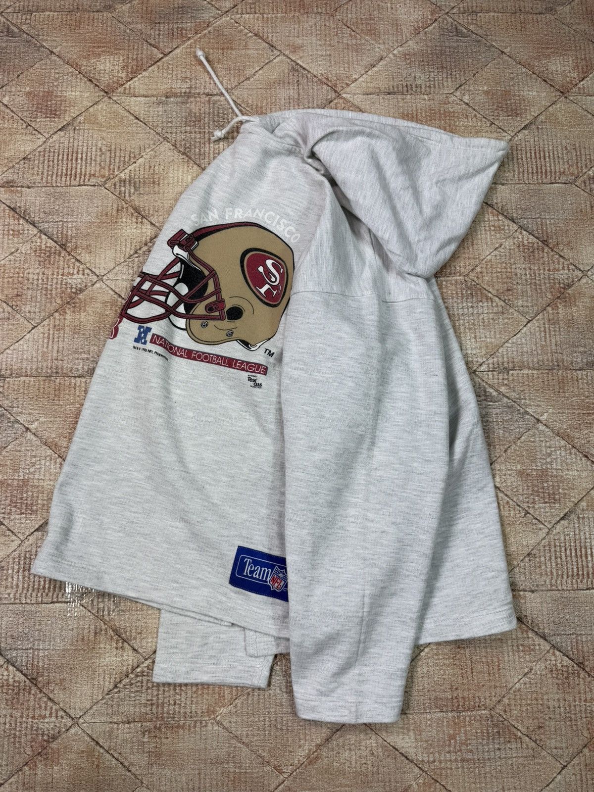 NFL × Vintage Vintage San Francisco 49ers 1996 NFL Hoodie Loose Fit 90s Size US L / EU 52-54 / 3 - 7 Thumbnail
