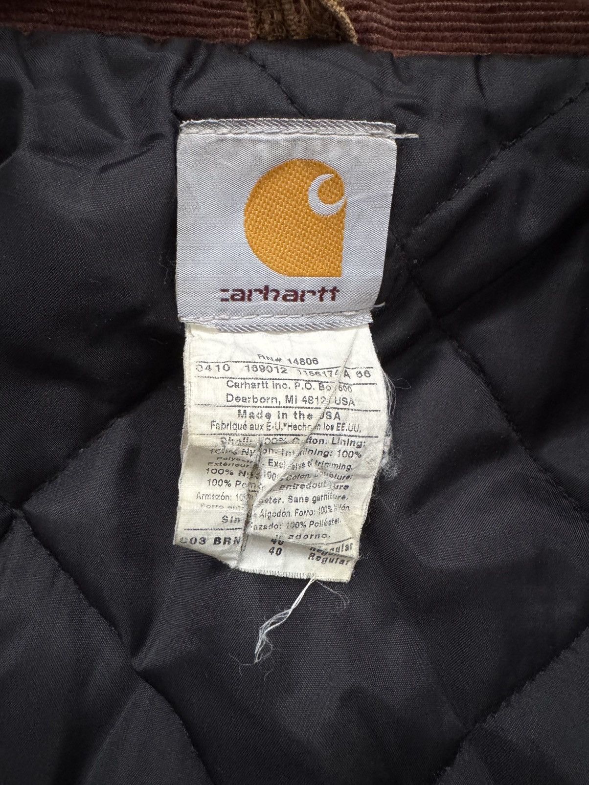 Carhartt × Vintage Carhartt work jacket Size US L / EU 52-54 / 3 - 7 Thumbnail