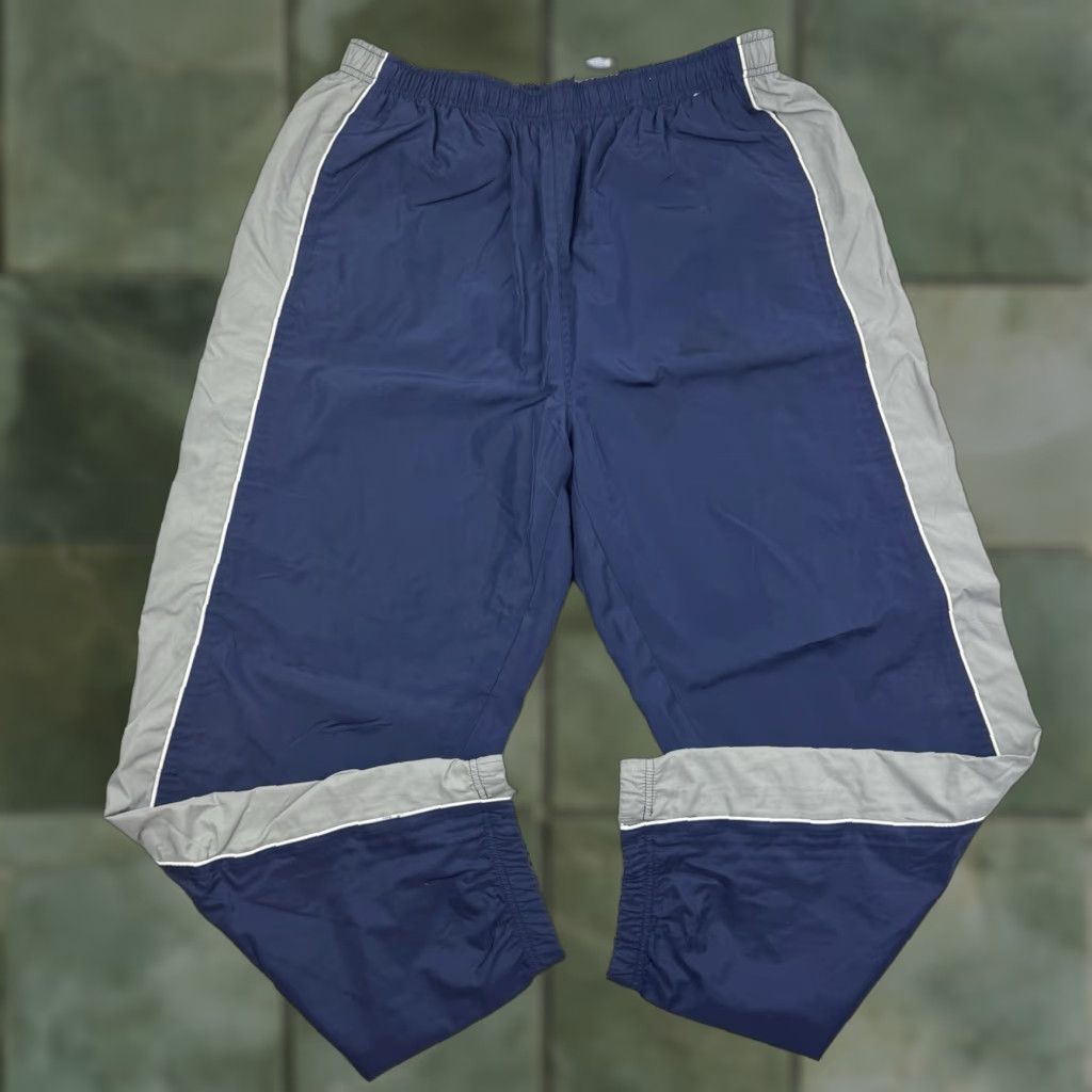 Reebok VINTAGE Reebok Track Pants Mens XL Blue Track Pants 90s Y2K Hipster Sports Baggy Athletic Size US 36 / EU 52 - 1 Thumbnail