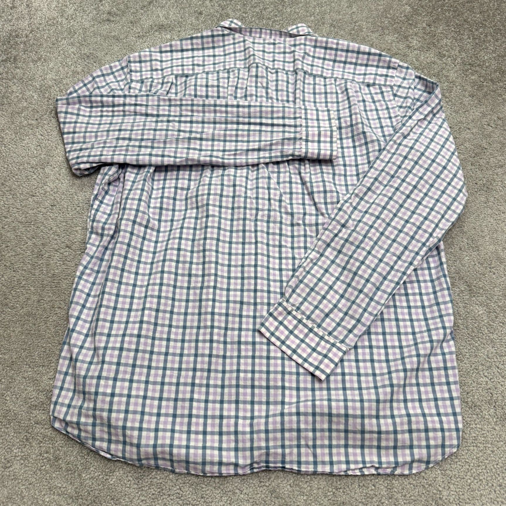 J.Crew J.CREW Lightweight Button-Up Shirt Mens XL Multicolor Plaid Cotton Casual Preppy Size US XL / EU 56 / 4 - 2 Thumbnail
