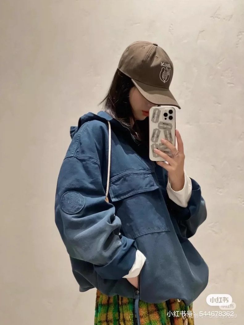 Loewe LOEWE Make a vintage blue hooded pull cord trench coat Size US S / EU 44-46 / 1 - 7 Thumbnail