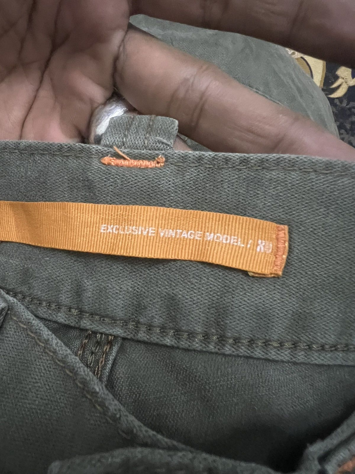 Japanese Brand FLARED🔥EDWIN XV GREEN ARMY CORTON PANT Size US 29 - 10 Thumbnail