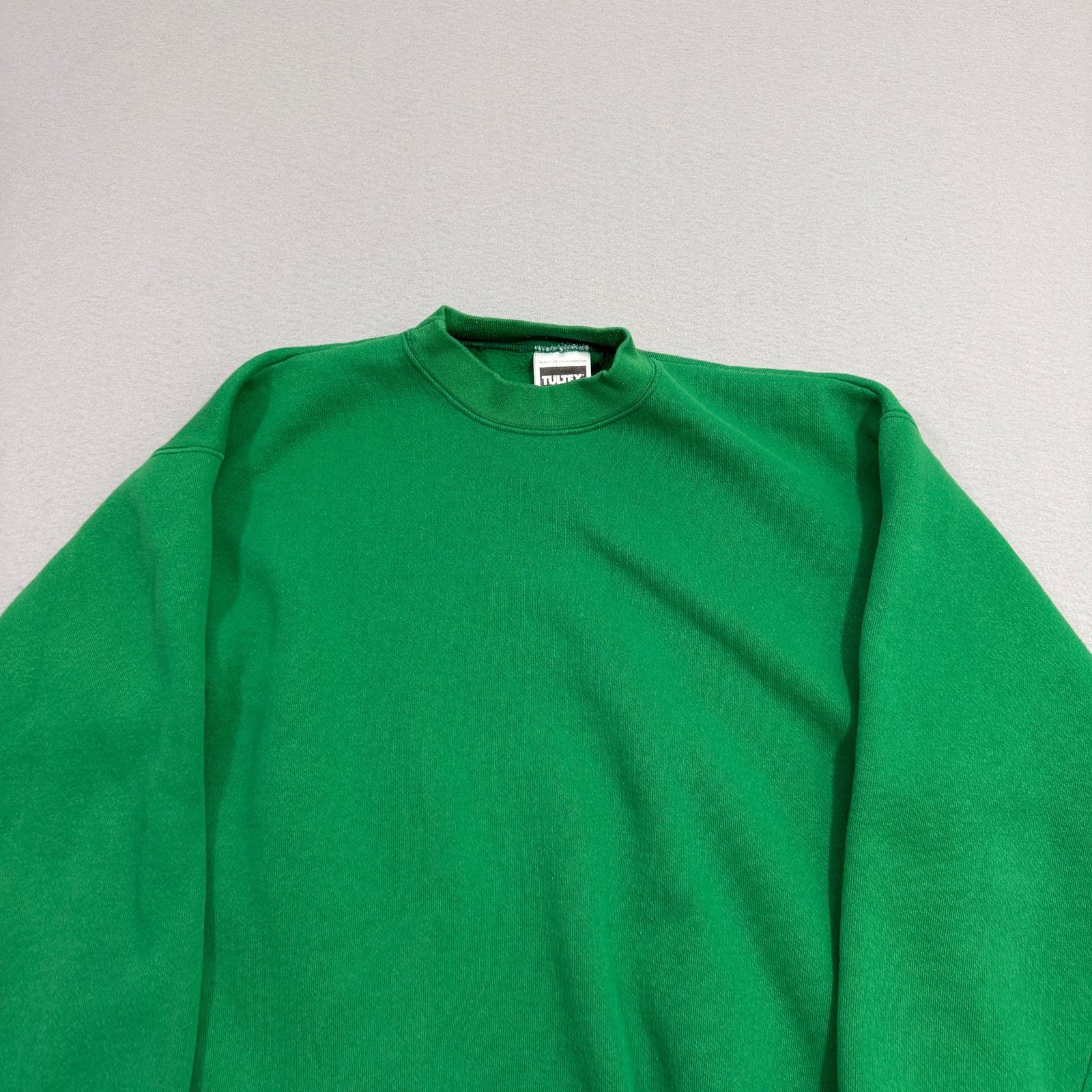 Vintage Vintage Tultex Superweight Sweatshirt Men's Large Green 90s Size US L / EU 52-54 / 3 - 2 Thumbnail