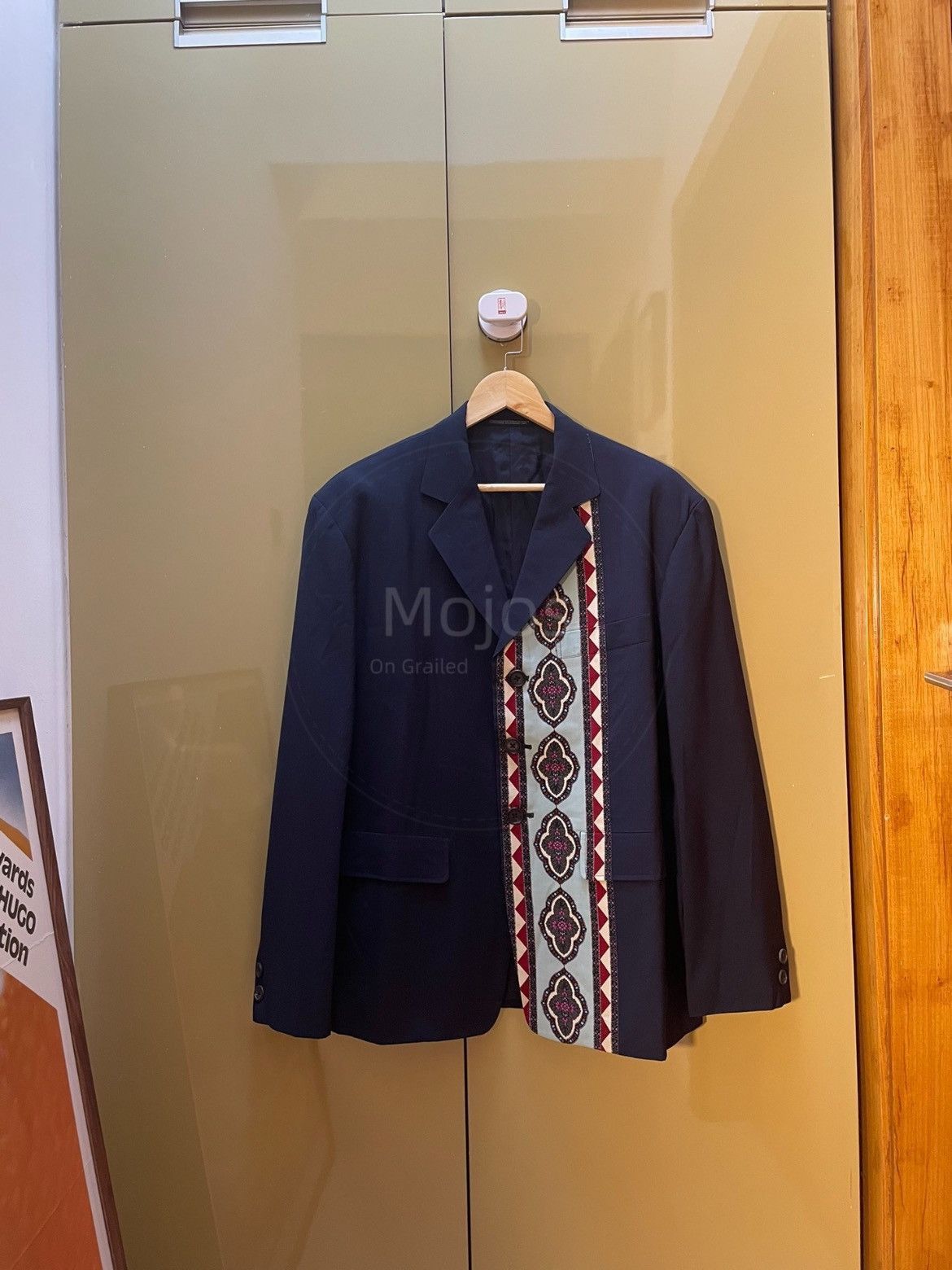 Yohji Yamamoto Yohji Yamamoto Pour Homme 91SS Pattern Jacket-2508 Size US M / EU 48-50 / 2 - 1 Thumbnail