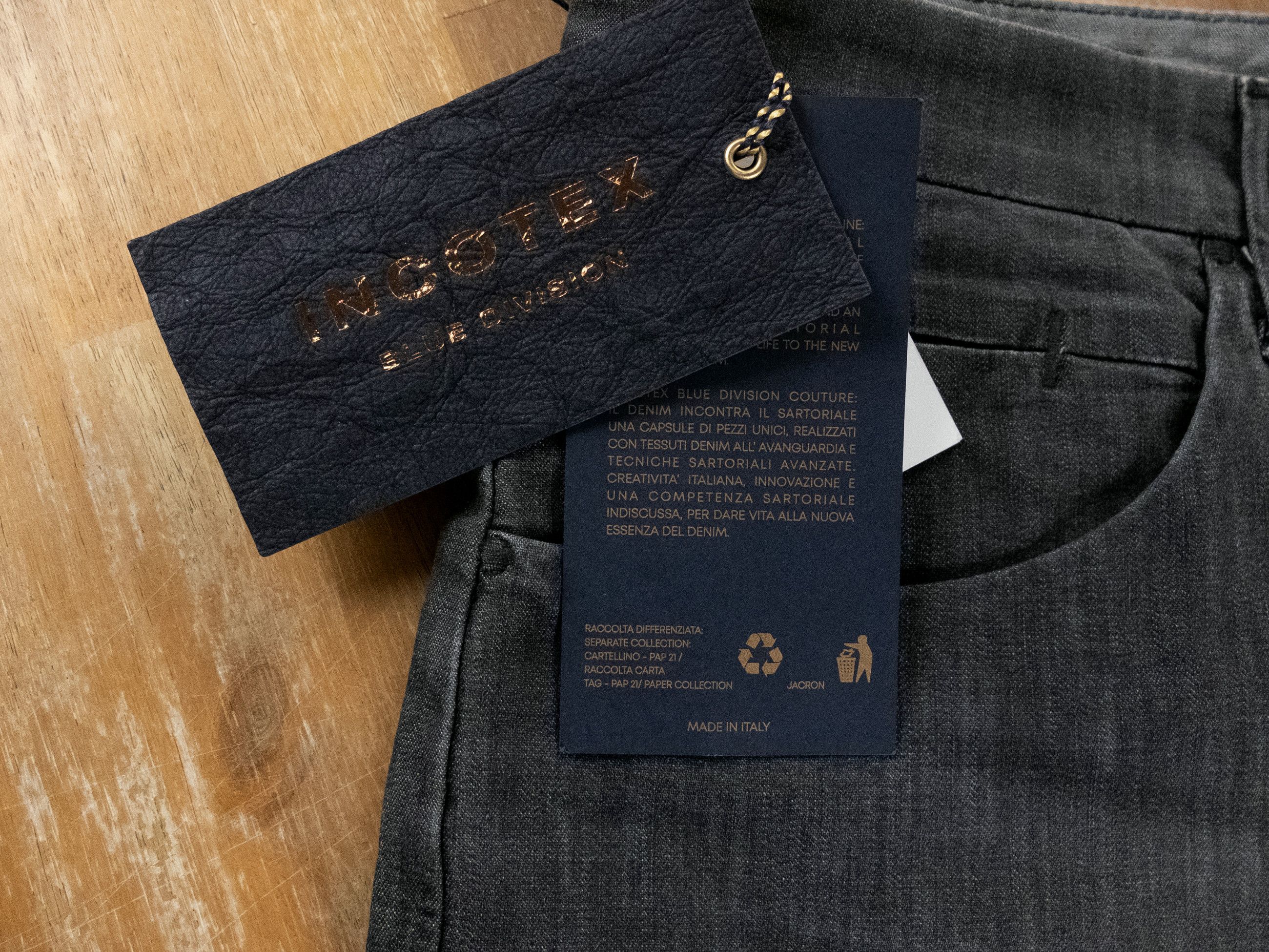 Incotex INCOTEX Blue Division tapered leg gray jeans Size 38 / 54 Size US 38 / EU 54 - 3 Thumbnail