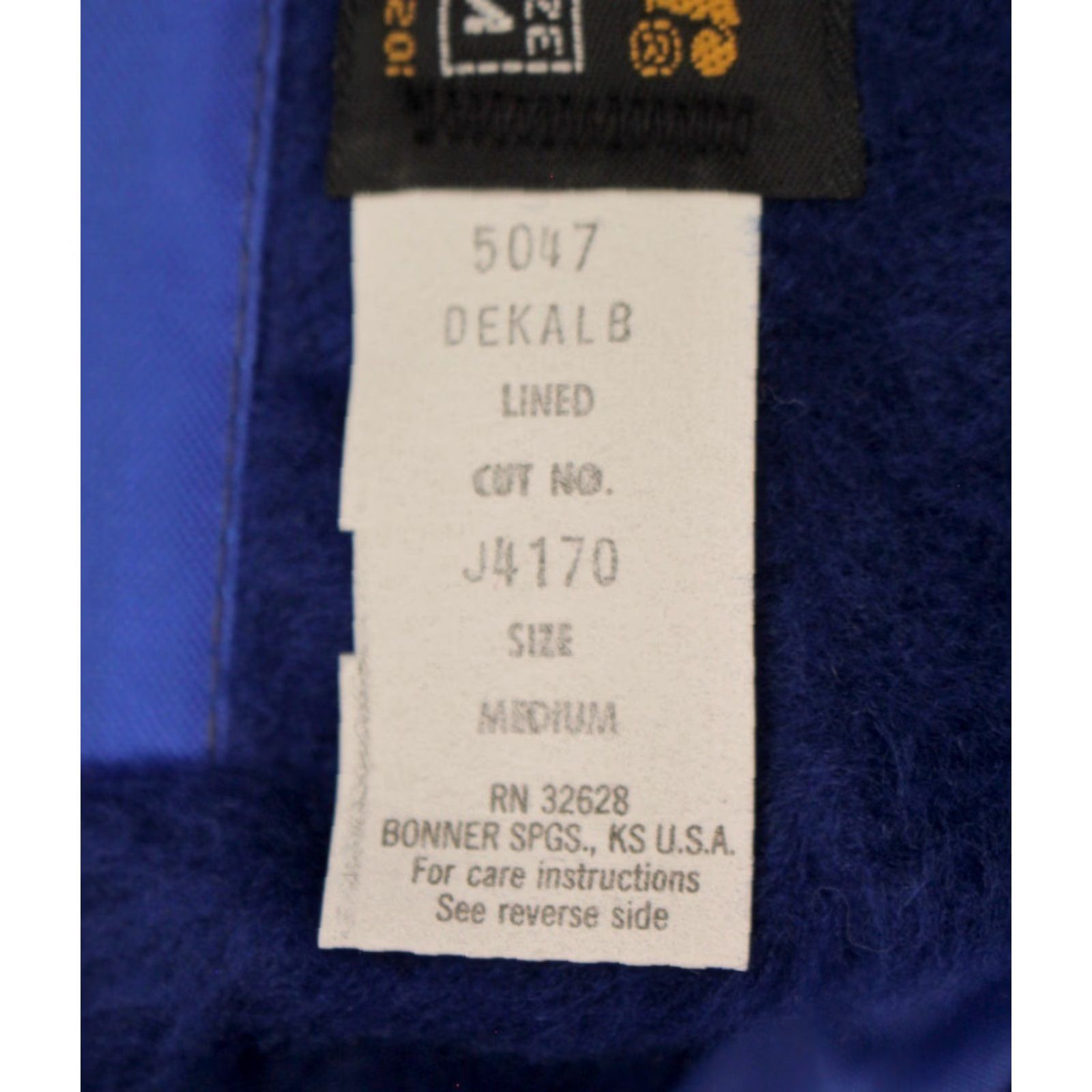 Vintage VINTAGE 70s Jacket SWINGSTER Blue Nylon Dekalb Patch, Size M, Mens, 1970s, Swingster, Regular Size, 47 Chest, 29.5 Length Size US M / EU 48-50 / 2 - 5 Thumbnail