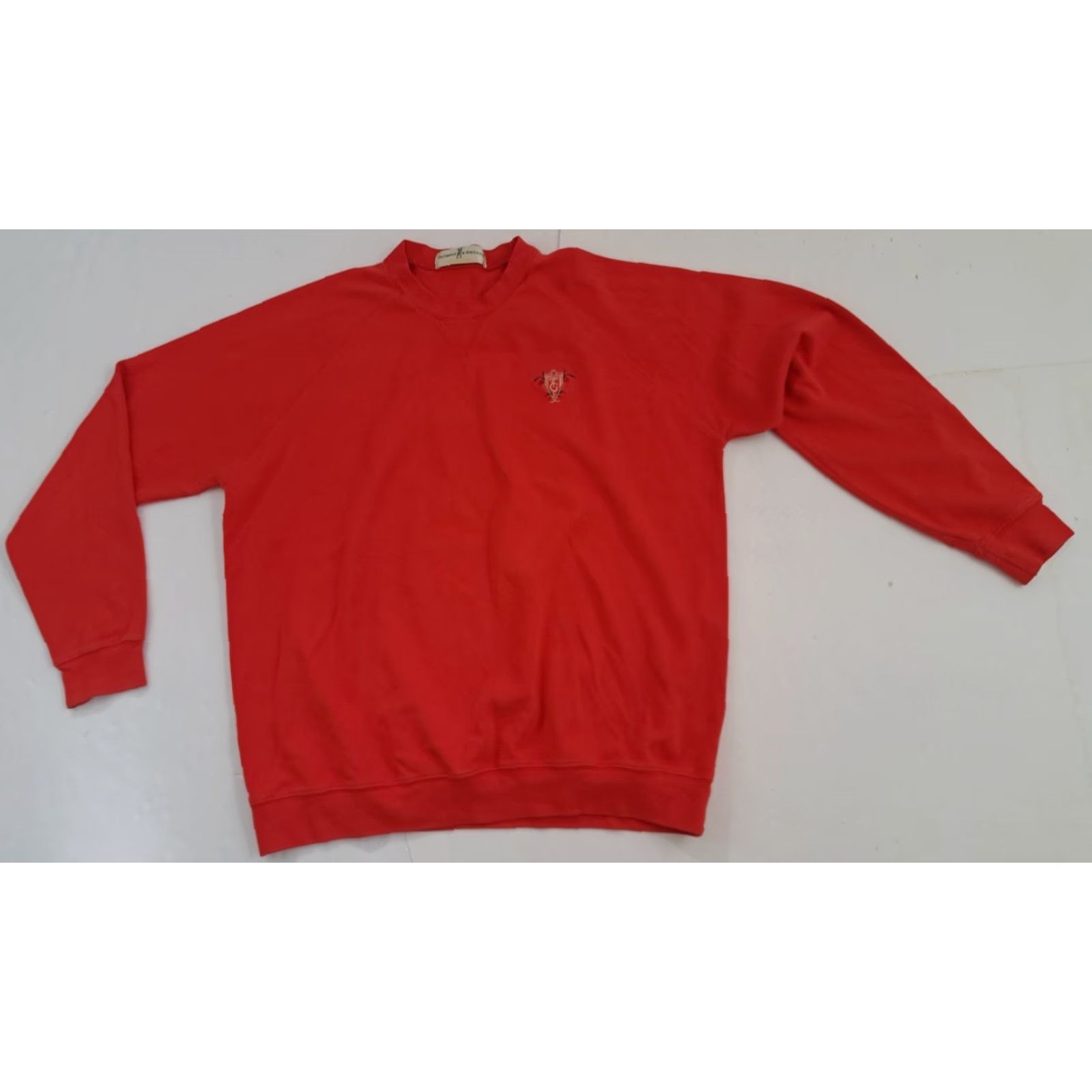 Vintage VINTAGE Fairway Greene Sweater Shirt Men LG Red Embroidered Golf Crew Neck Size US L / EU 52-54 / 3 - 6 Thumbnail